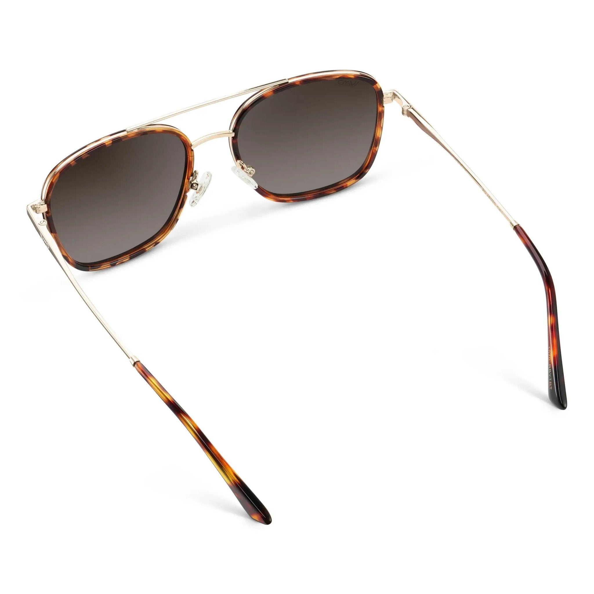 GIA Women's Square Oversized Aviator Sunglasses in Ruby Tortoise l WMP Eyewear - PUNCH Watch & Eyewear - WMP Eyewear