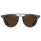 HAYES Men's Keyhole Round Sunglasses l Stone Blue - WMP Eyewear