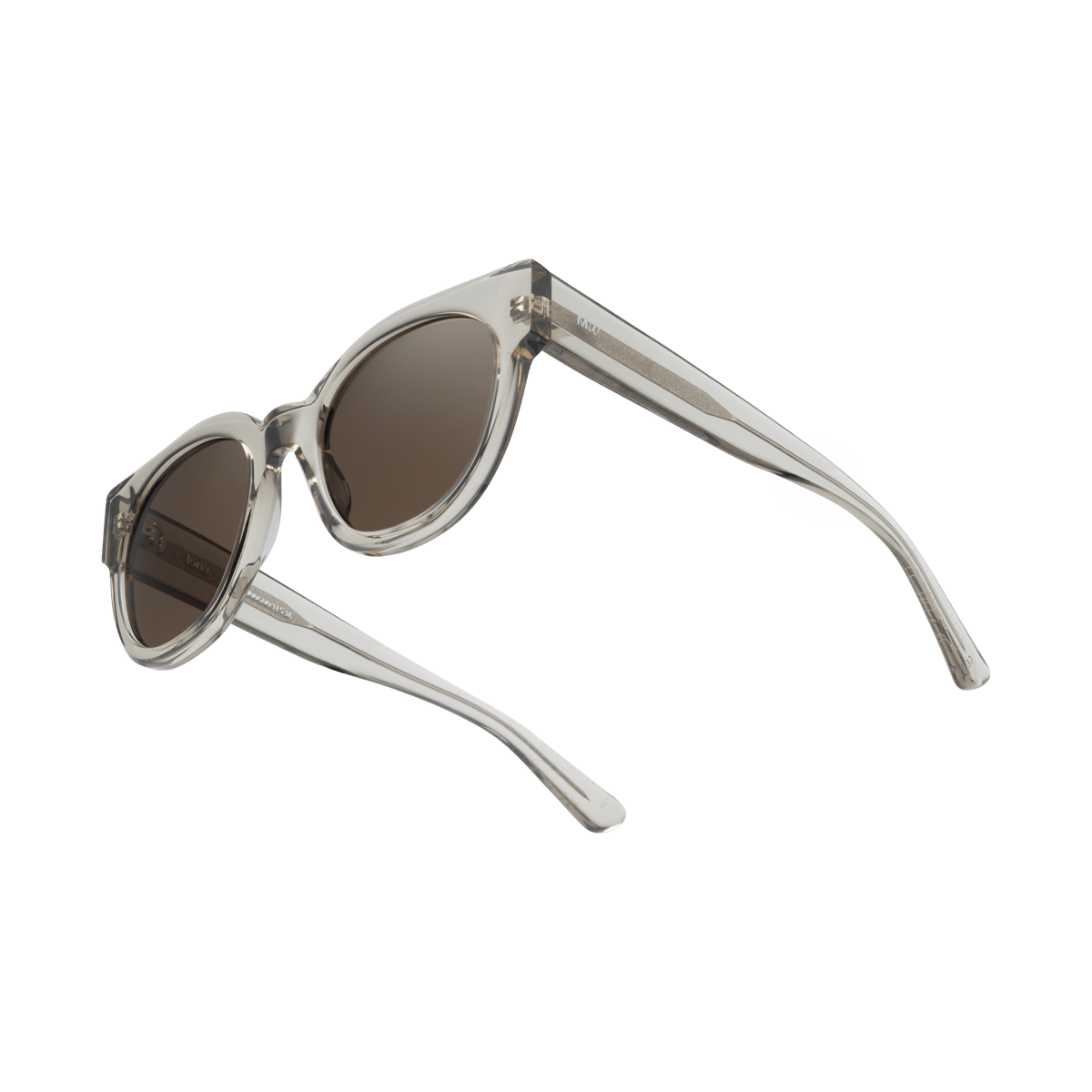 IONA Oversized Rounded Cat-Eye Acetate Sunglasses Clear Clay by Messy Weekend - PUNCH Watch & Eyewear - MESSY WEEKEND