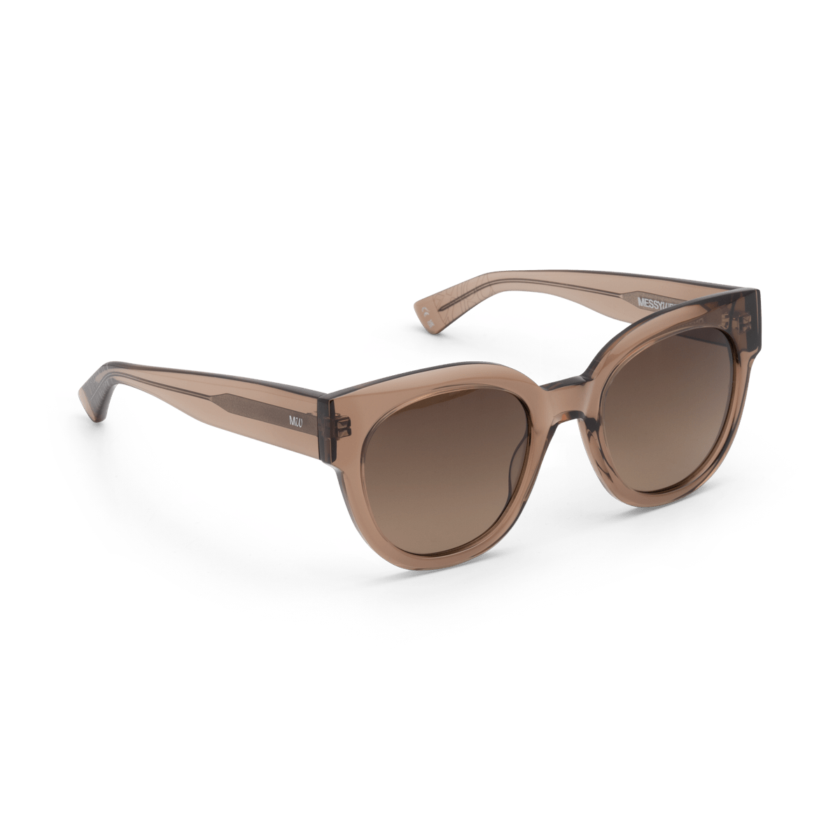 IONA Oversized Rounded Cat-Eye Acetate Sunglasses in Brown by Messy Weekend - PUNCH Watch & Eyewear - MESSY WEEKEND