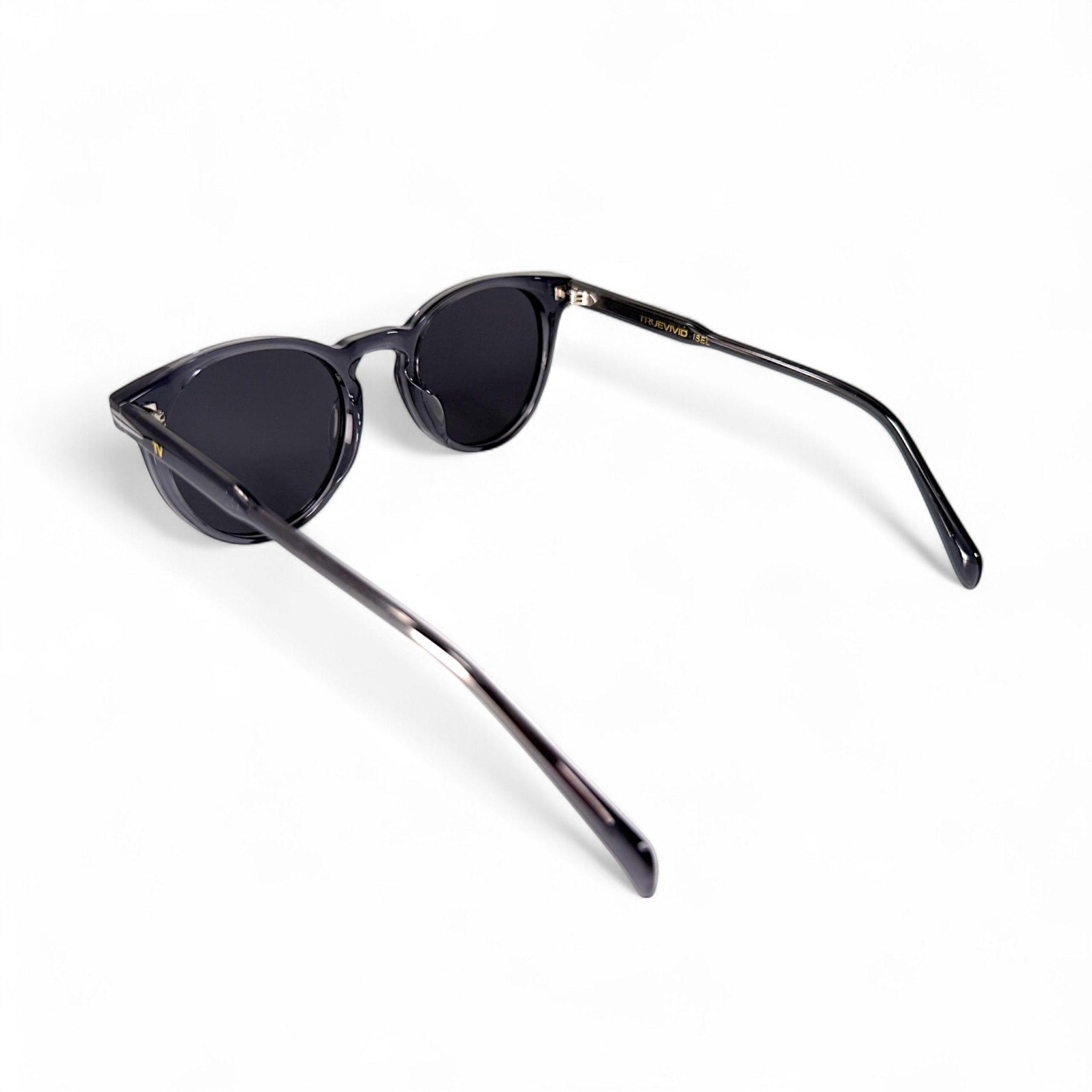 ISEL Classic Round Grey Polarised Sunglasses, Grey Lens by TrueVivid - PUNCH Watch & Eyewear - TRUEVIVID