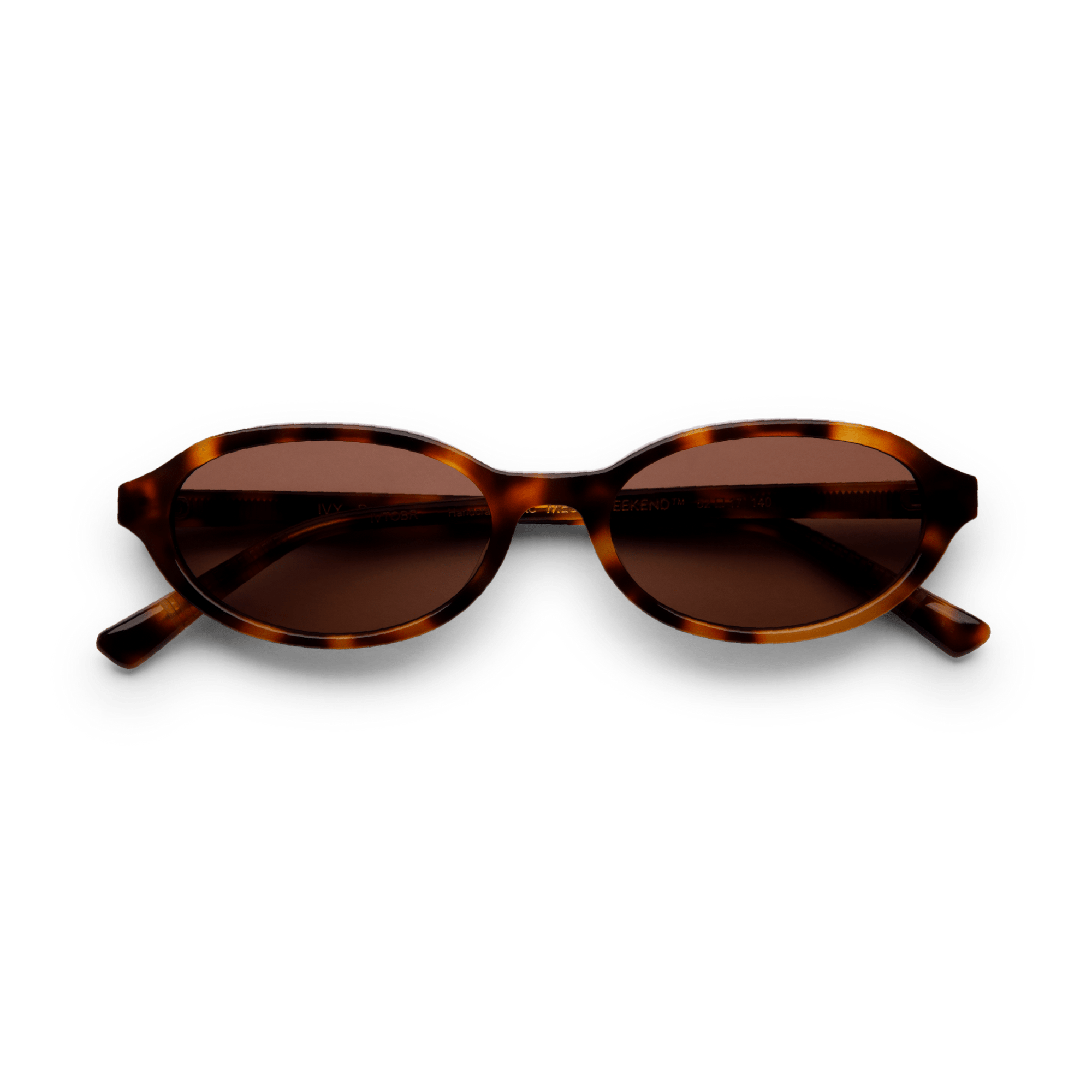 IVY Brown Tortoise Oval Sunglasses by Messy Weekend - PUNCH Watch & Eyewear - MESSY WEEKEND