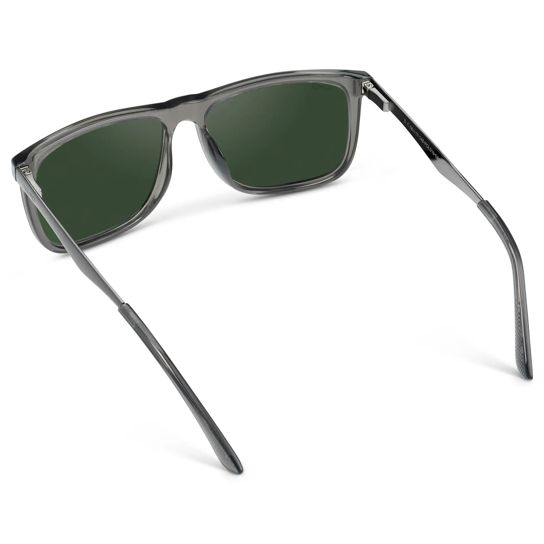 JACOB Rectangular Classic Men's Sunglasses in Steel Grey by WMP Eyewear - PUNCH Watch & Eyewear - WMP Eyewear