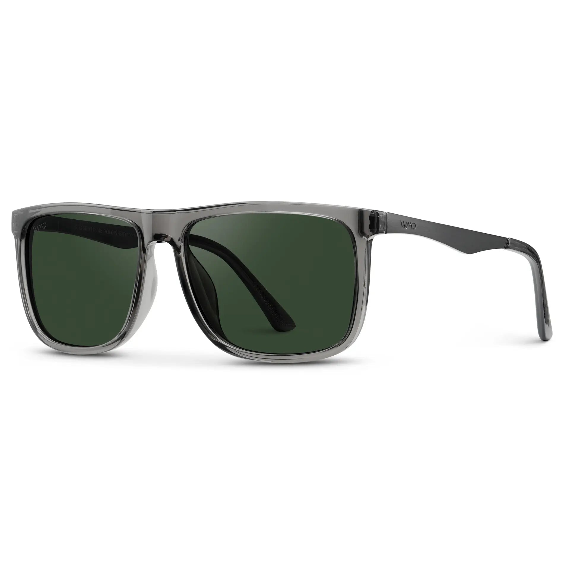 JACOB Rectangular Classic Men's Sunglasses in Steel Grey by WMP Eyewear - PUNCH Watch & Eyewear - WMP Eyewear