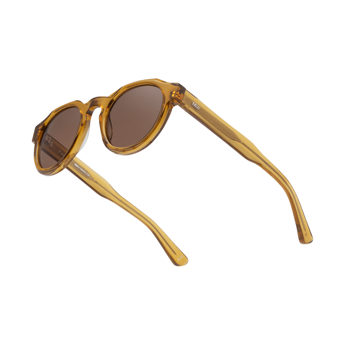 KAEL Rich Orange Spice Bold Round Acetate Sunglasses by Messy Weekend - PUNCH Watch & Eyewear - MESSY WEEKEND