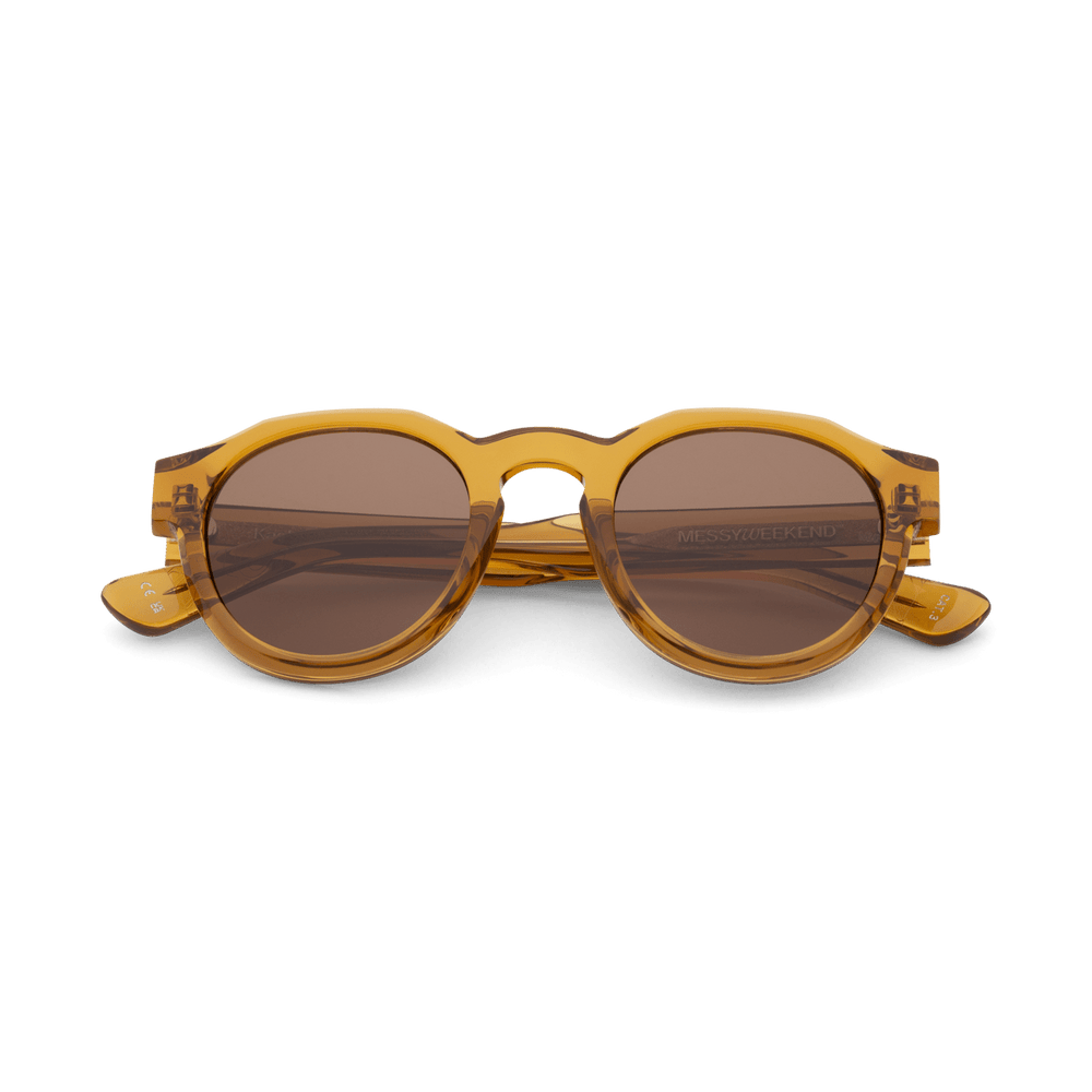 KAEL Rich Orange Spice Bold Round Acetate Sunglasses by Messy Weekend - PUNCH Watch & Eyewear - MESSY WEEKEND