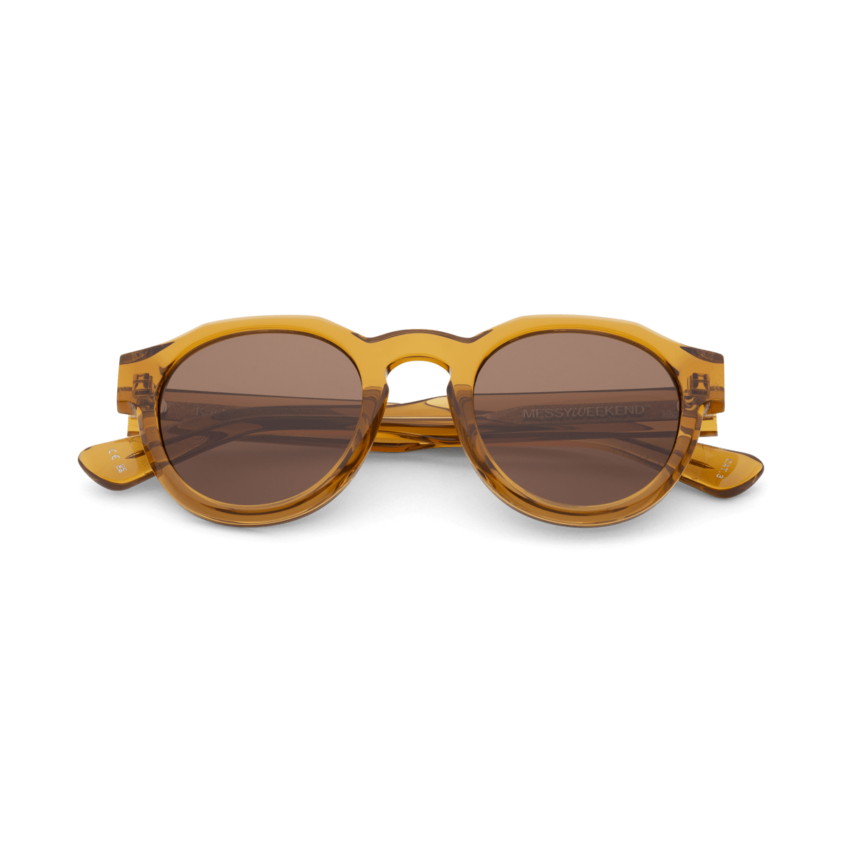 KAEL Rich Orange Spice Bold Round Acetate Sunglasses by Messy Weekend - PUNCH Watch & Eyewear - MESSY WEEKEND