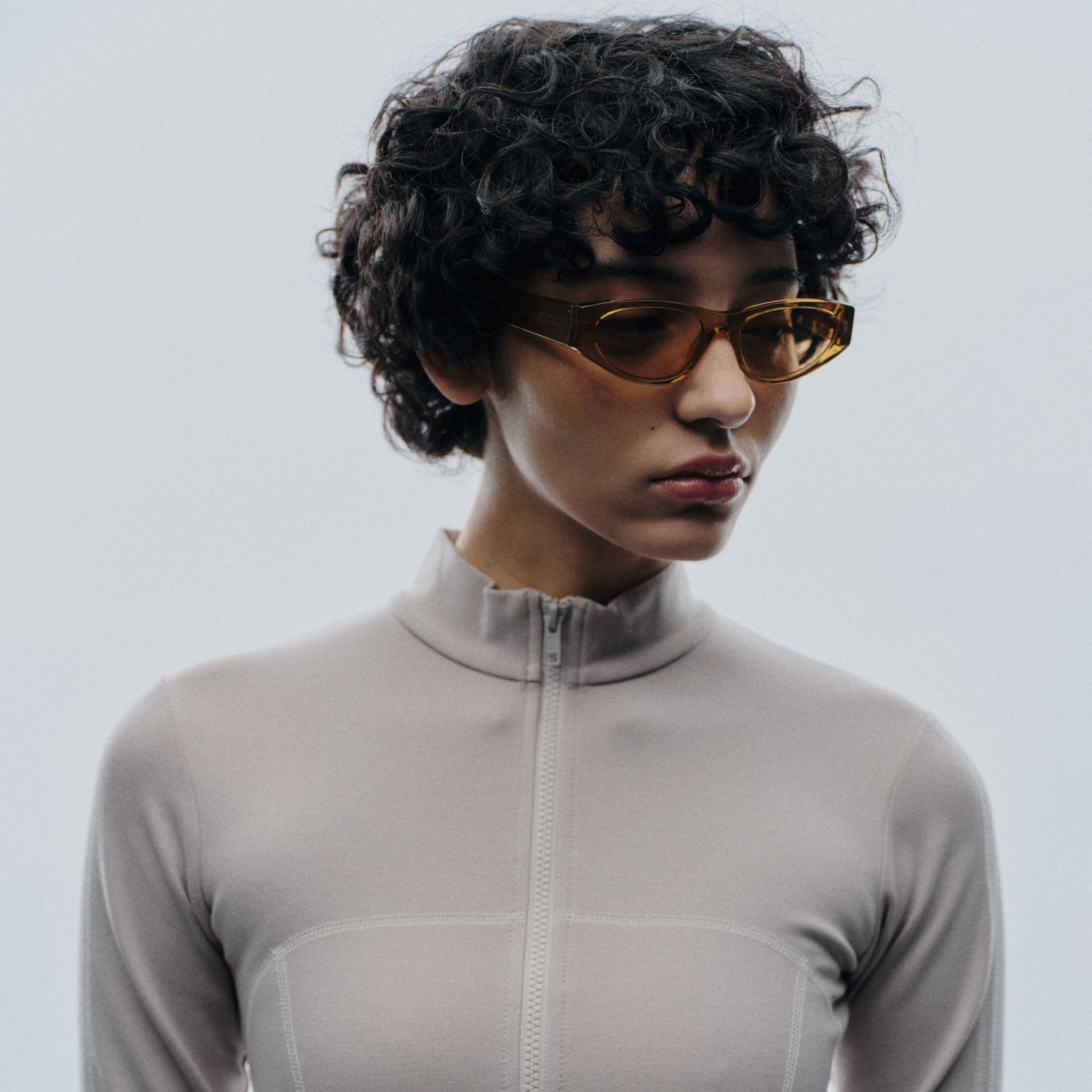 KAIO Rich Orange Spice Compact Oval Acetate Sunglasses Messy Weekend - PUNCH Watch & Eyewear - MESSY WEEKEND
