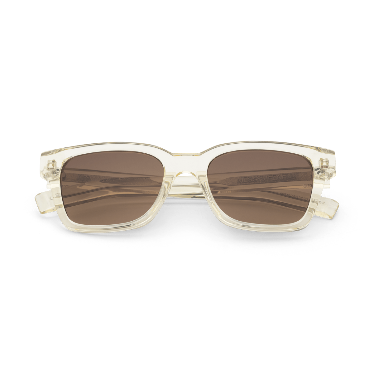 KIRO Square Champagne Deep Brown Gradient Sunglasses fmr Dean by Messy Weekend - PUNCH Watch & Eyewear - MESSY WEEKEND