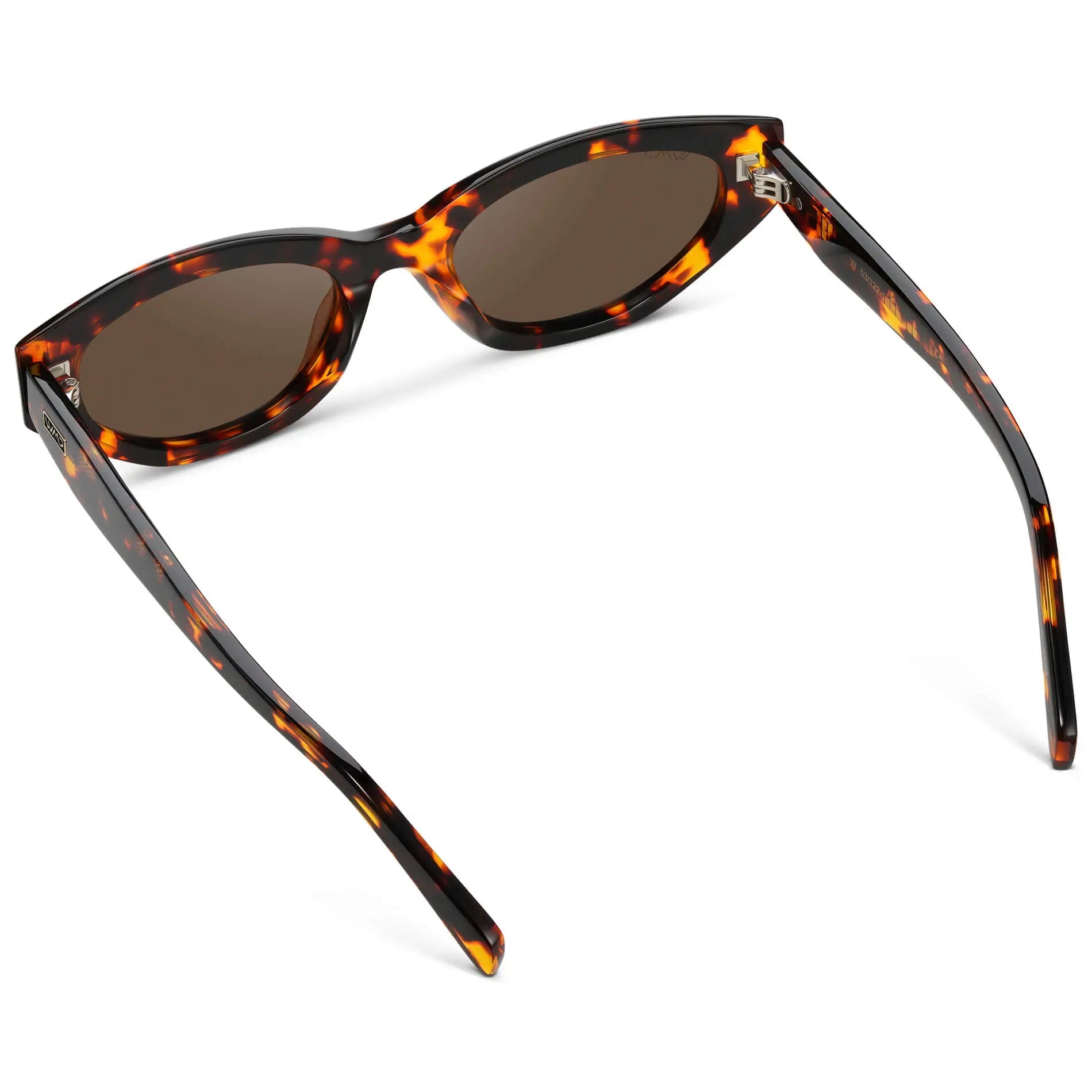 LORETTA Women's Cat - Eye Sunglasses Retro Frame Ember Tortoise by WMP Eyewear - PUNCH Watch & Eyewear - WMP Eyewear