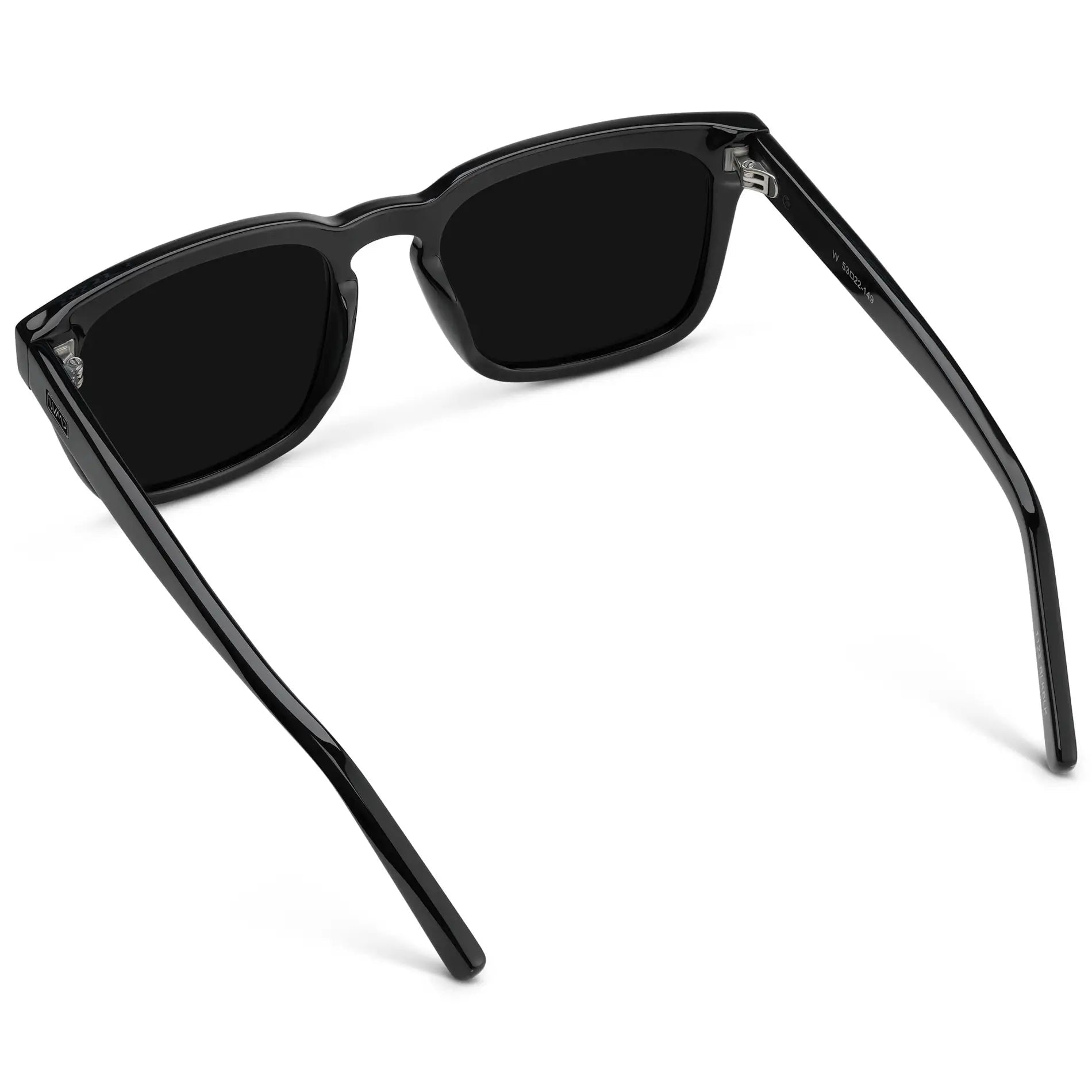 MAVERICK Men's Square Sunglasses in Triple Black by WMP Eyewear - PUNCH Watch & Eyewear - WMP Eyewear