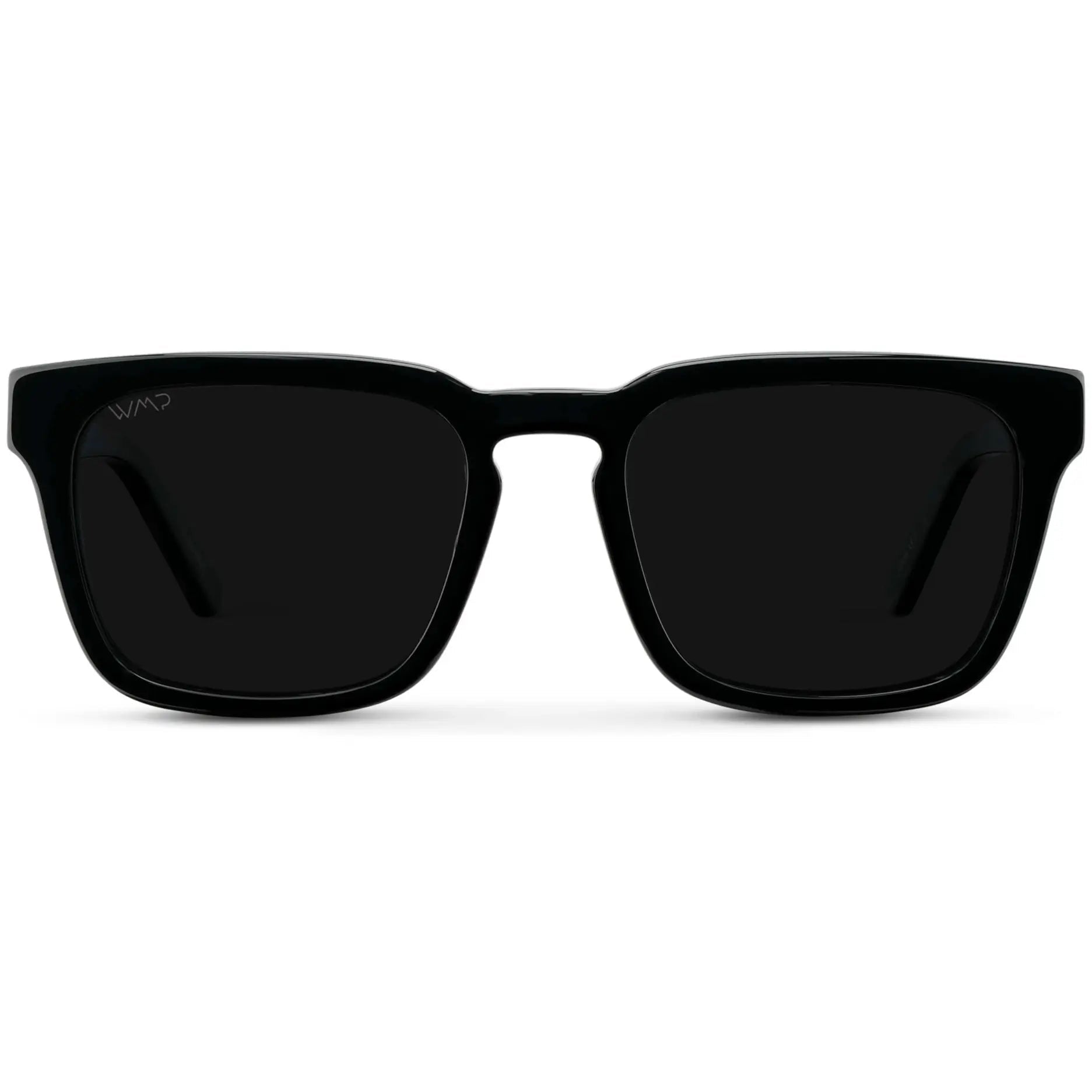 MAVERICK Men's Square Sunglasses in Triple Black by WMP Eyewear - PUNCH Watch & Eyewear - WMP Eyewear