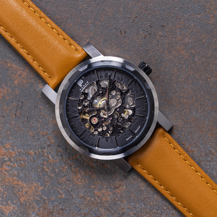 BLACK | Tan Leather – 3