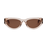Messy Weekend Audrey Cat Eye Sunglasses - Amber Peach Reveal