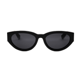 AUDREY Black Reveal Cat Eye Sunglasses by Messy Weekend