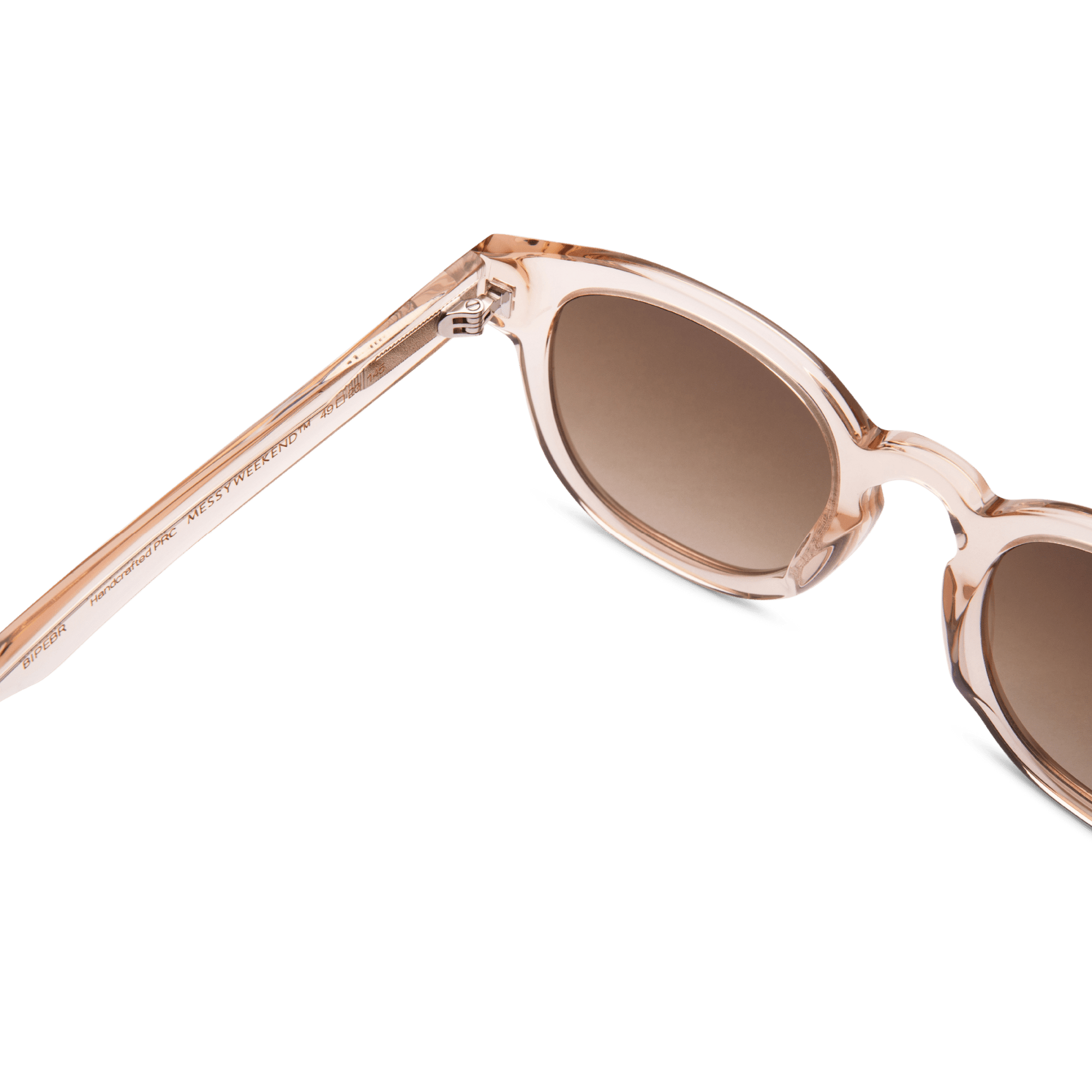 Messy Weekend Bille Rounded Square Sunglasses - Peach Brown Gradient Lens - PUNCH Watch & Eyewear - MESSY WEEKEND