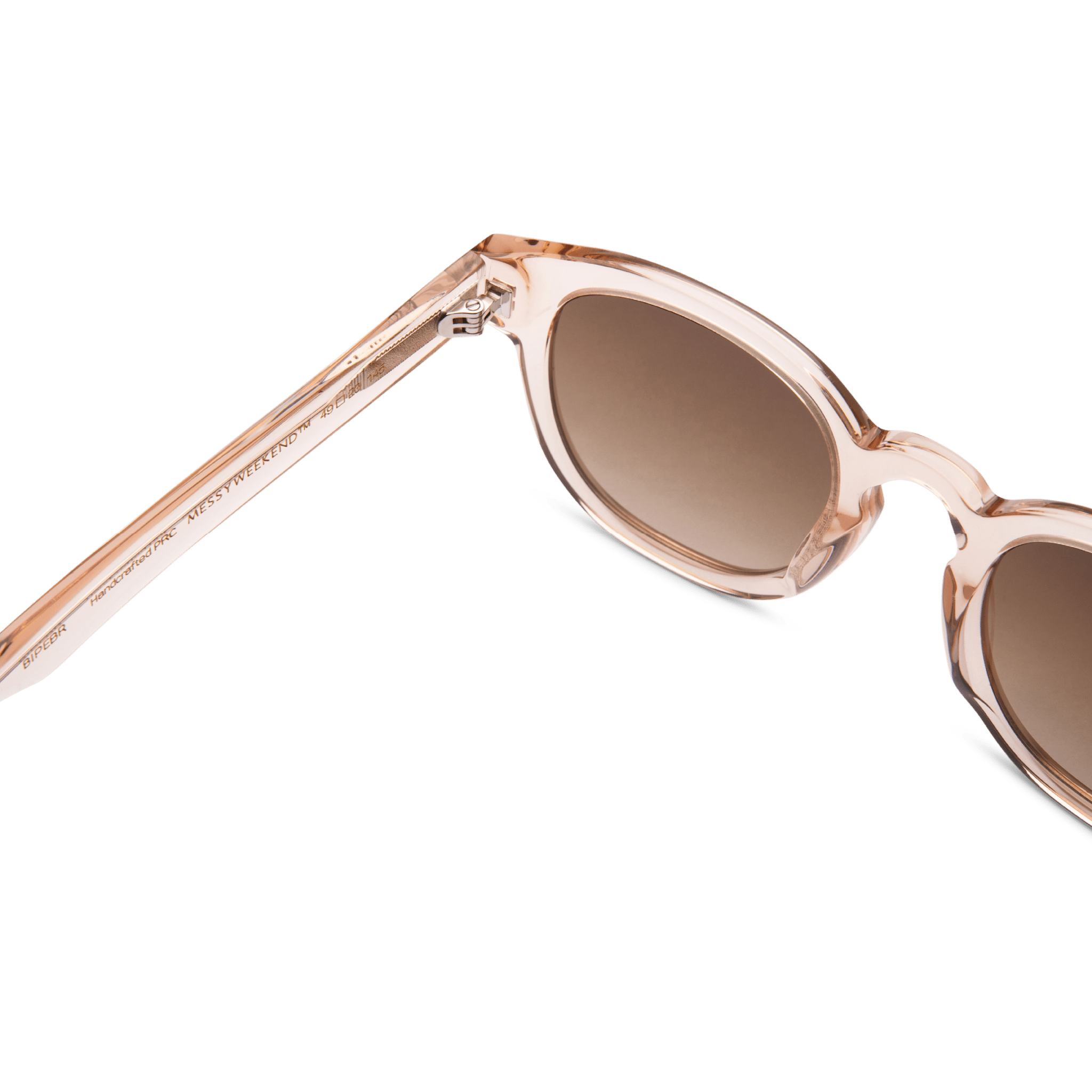 Messy Weekend Bille Rounded Square Sunglasses - Peach Brown Gradient Lens - PUNCH Watch & Eyewear - MESSY WEEKEND