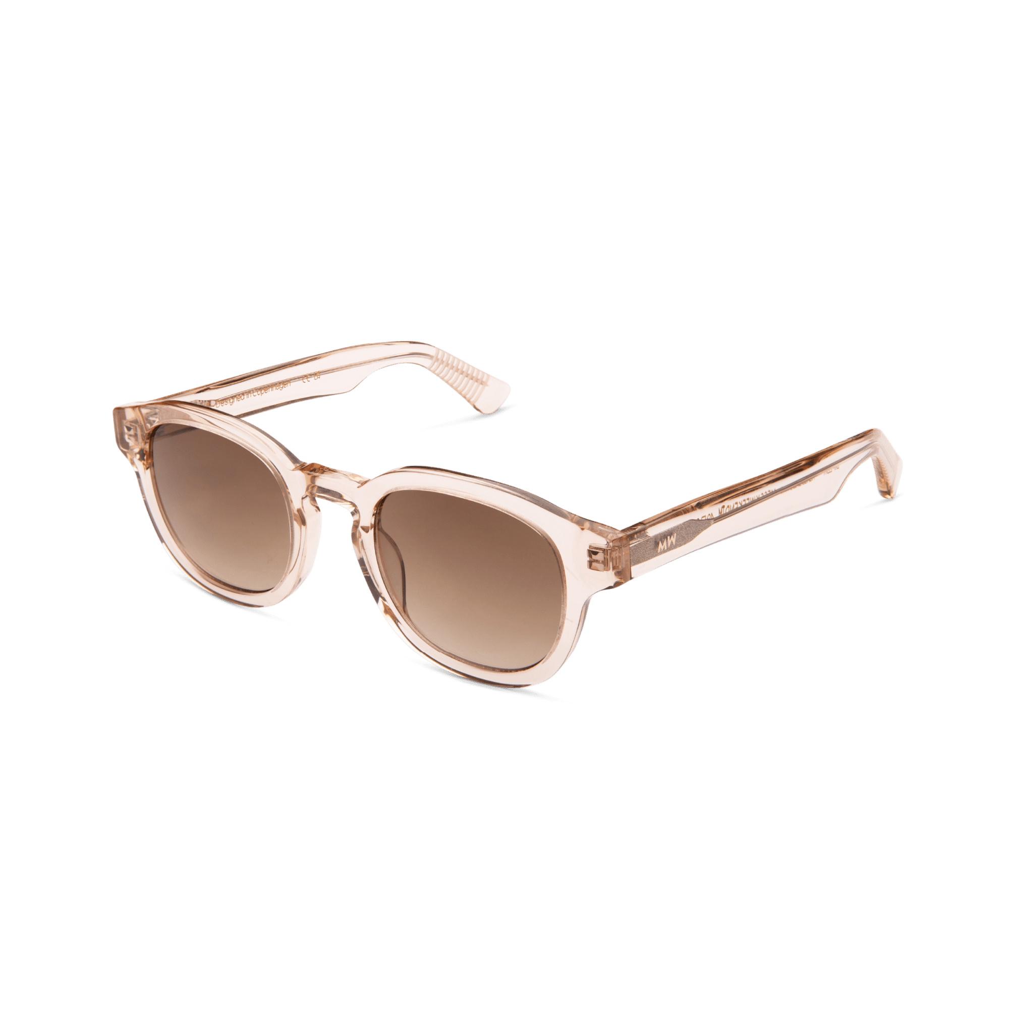 Messy Weekend Bille Rounded Square Sunglasses - Peach Brown Gradient Lens - PUNCH Watch & Eyewear - MESSY WEEKEND