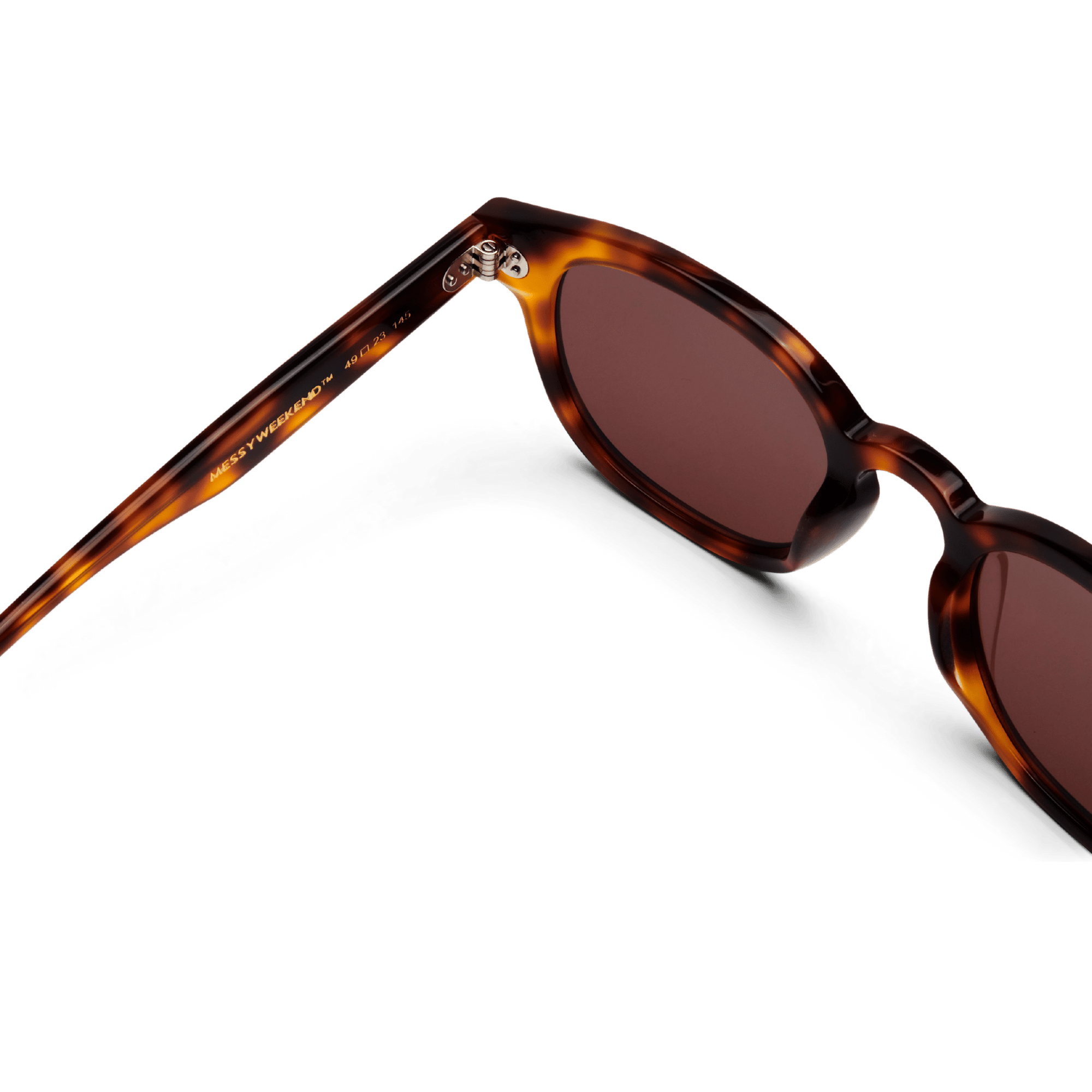 Messy Weekend Bille Rounded Square Sunglasses - Tortoise Gradient Brown - PUNCH Watch & Eyewear - MESSY WEEKEND