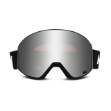 Messy Weekend Clear XE2 Ski Goggles - Silver Mirrored (Black Band)