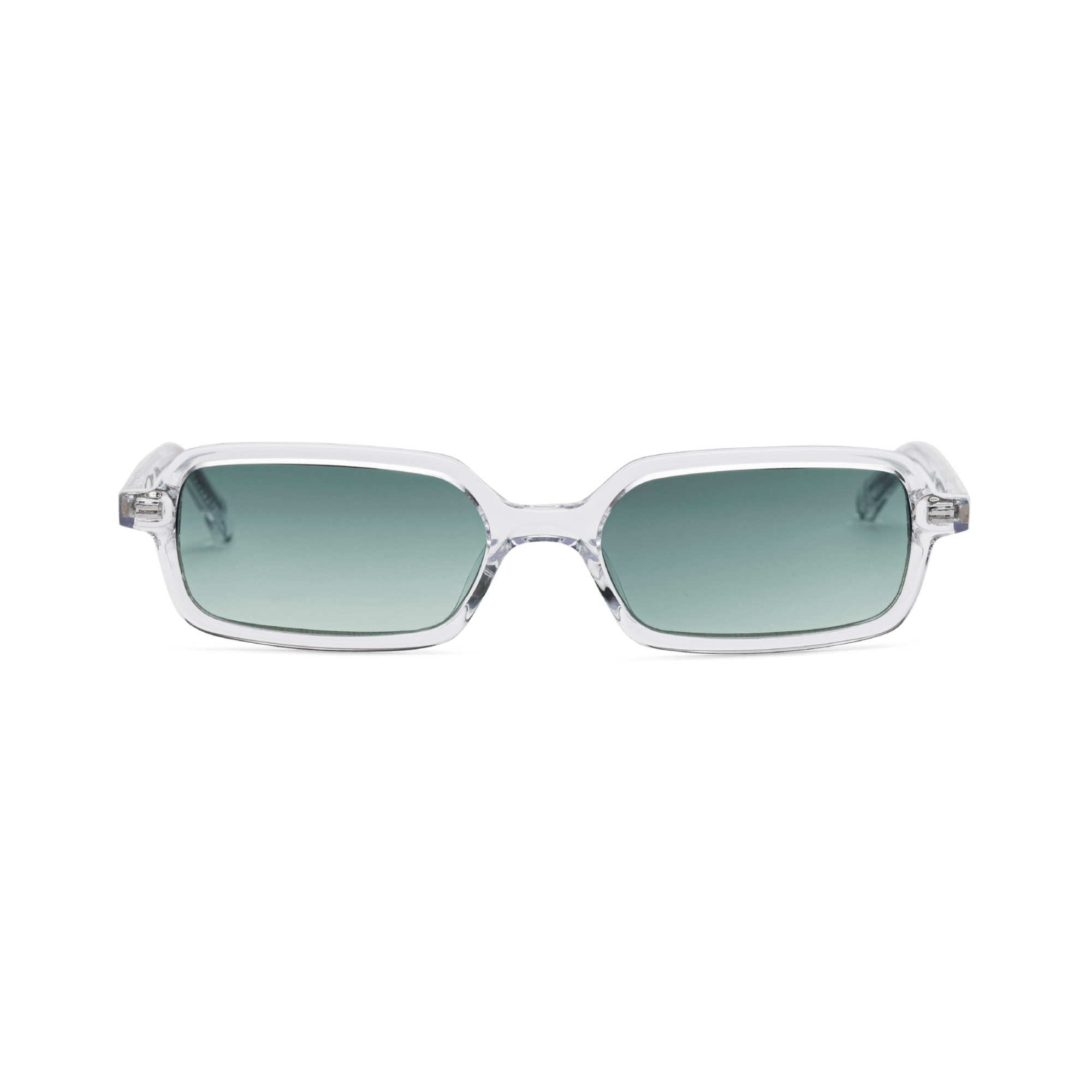 Messy Weekend Milo Slim Rectangular Sunglasses - Crystal - PUNCH Watch & Eyewear - MESSY WEEKEND