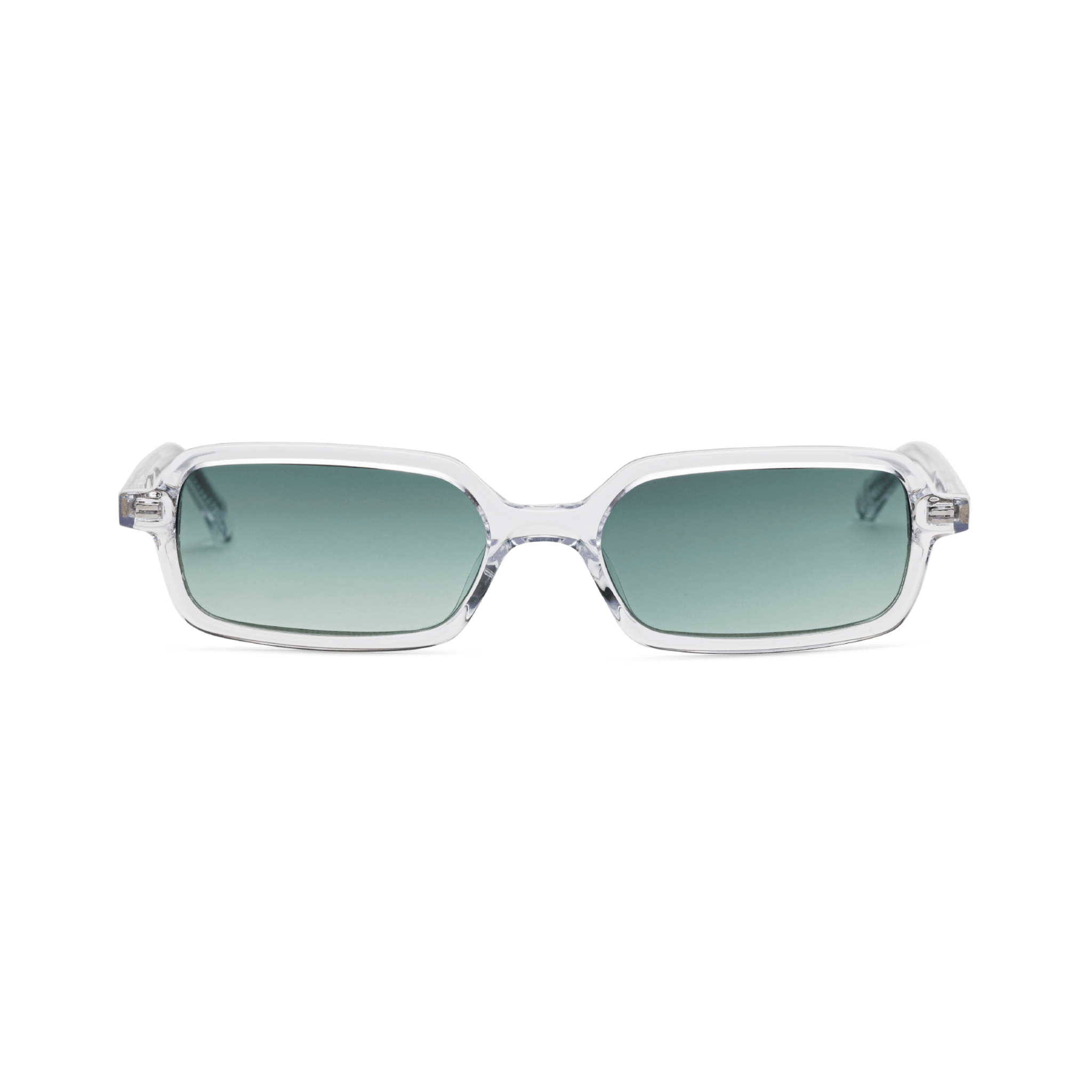 Messy Weekend Milo Slim Rectangular Sunglasses - Crystal - PUNCH Watch & Eyewear - MESSY WEEKEND