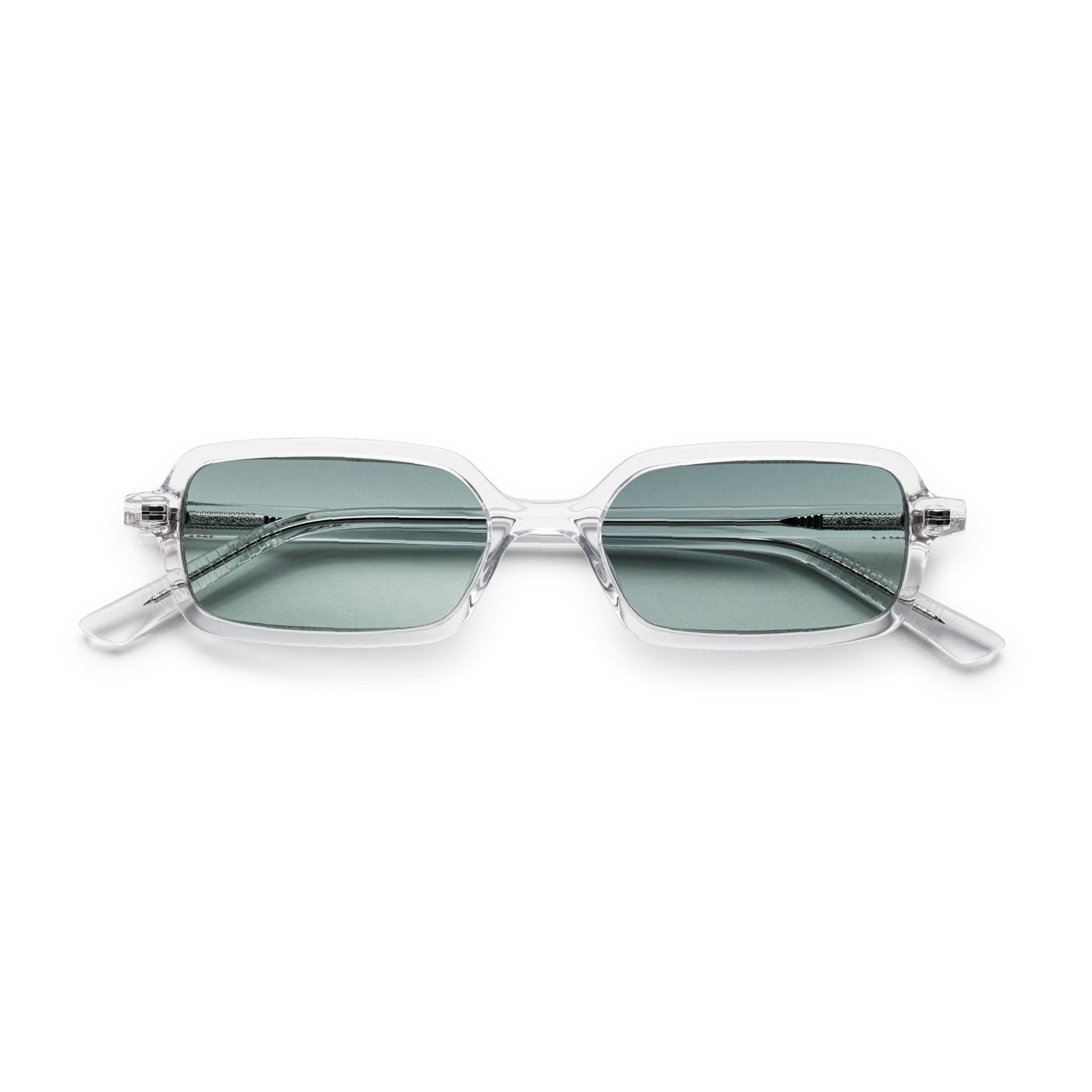 Messy Weekend Milo Slim Rectangular Sunglasses - Crystal - PUNCH Watch & Eyewear - MESSY WEEKEND