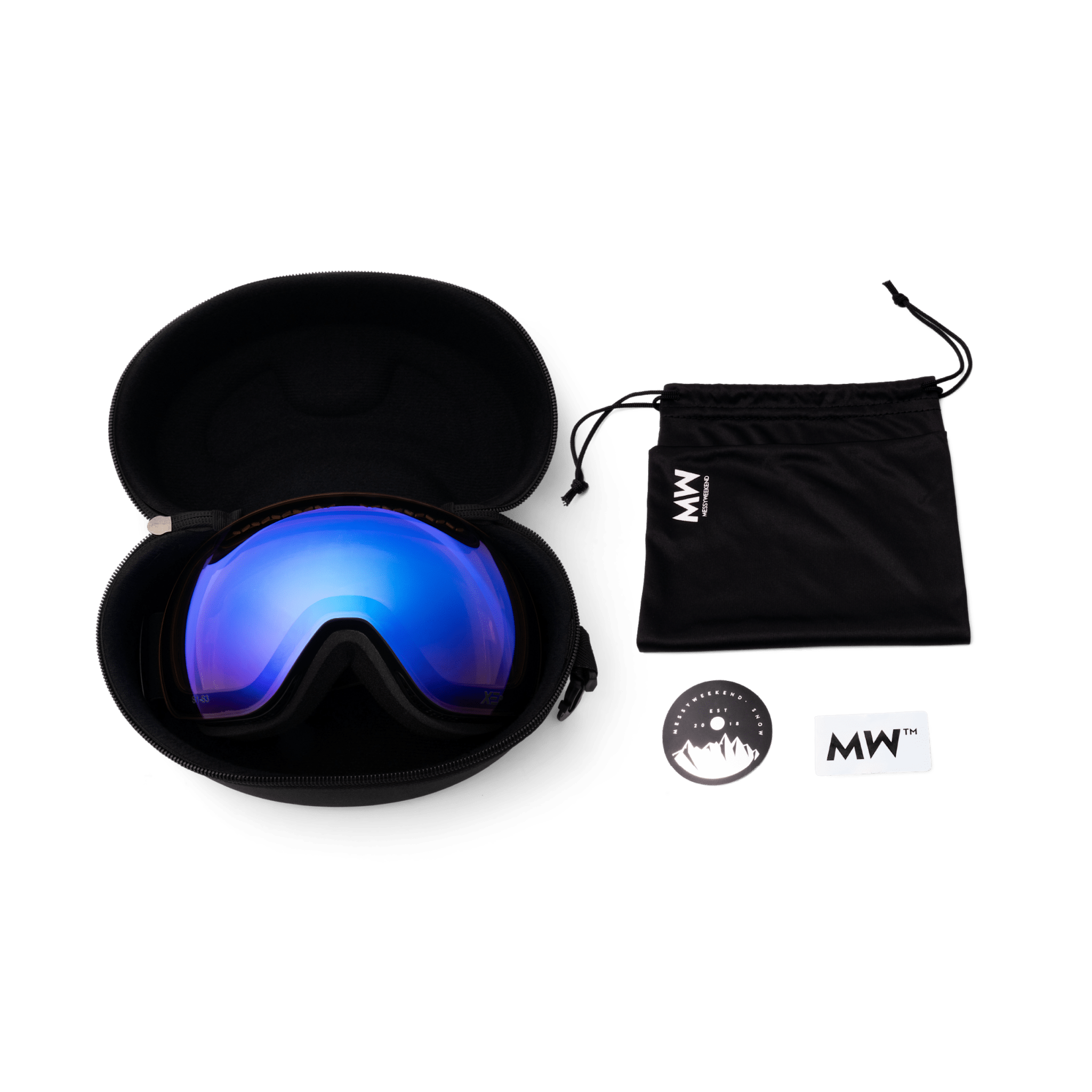Messy Weekend Orbit XEP Photochromic Ski Goggles Frameless Design - PUNCH Watch & Eyewear - MESSY WEEKEND