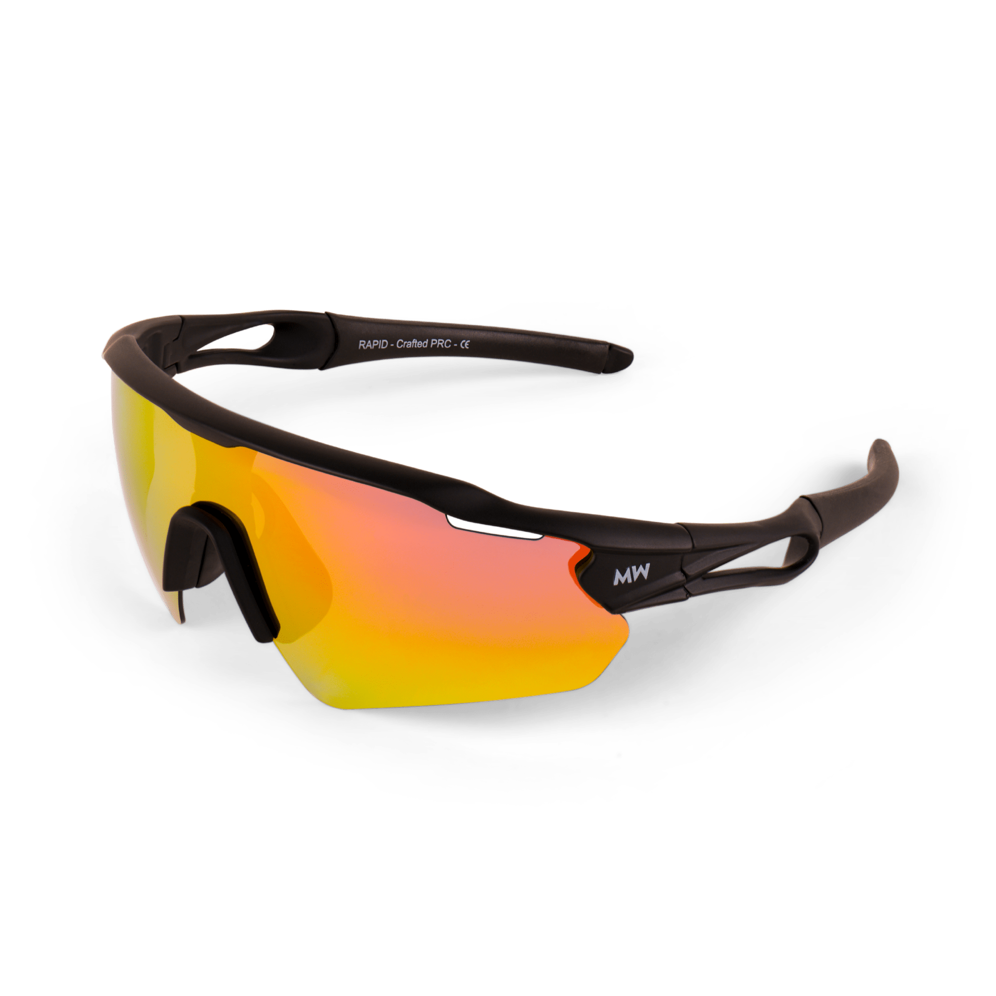 Messy Weekend RAPID Sports Polarised Sunglasses - Black Sunset Running & Biking - PUNCH Watch & Eyewear - MESSY WEEKEND