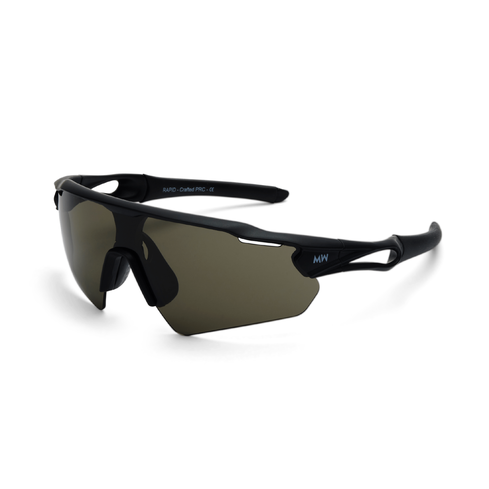 Messy Weekend RAPID Sports Sunglasses - Black Running & Cycling Eyewear - PUNCH Watch & Eyewear - MESSY WEEKEND