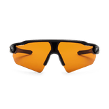 Messy Weekend Rapid Sports Sunglasses - Black / Orange