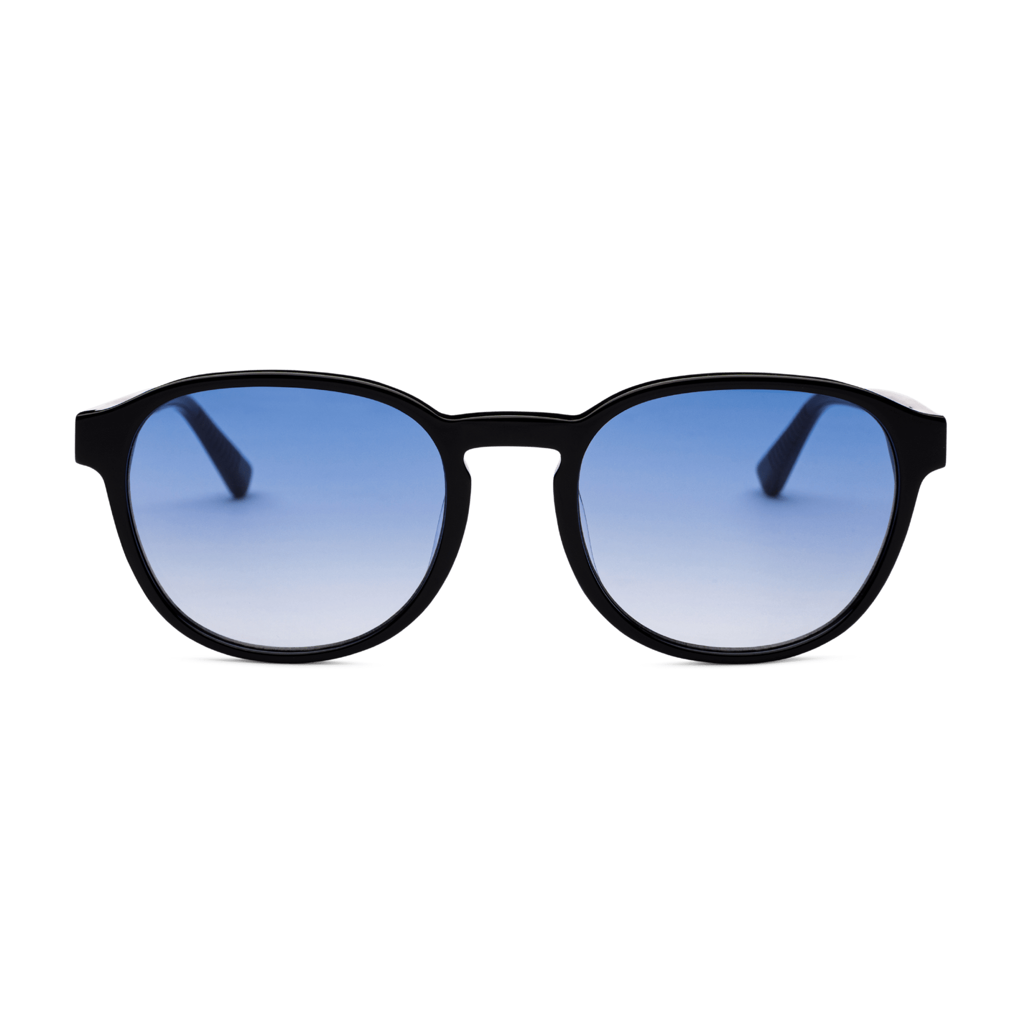 Messy Weekend Ryan Square Sunglasses - Black / Gradient Blue Lens - PUNCH Watch & Eyewear - MESSY WEEKEND
