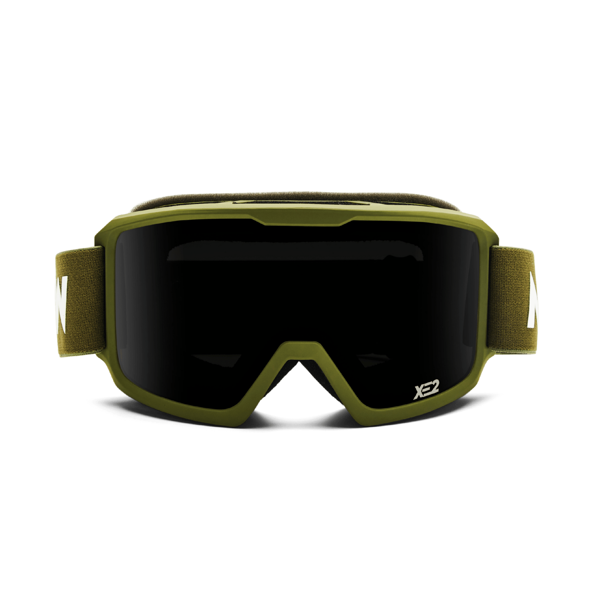 Messy Weekend Ski Goggles, FERDI XE2, UV400, Army Green Dark Grey - PUNCH Watch & Eyewear - MESSY WEEKEND