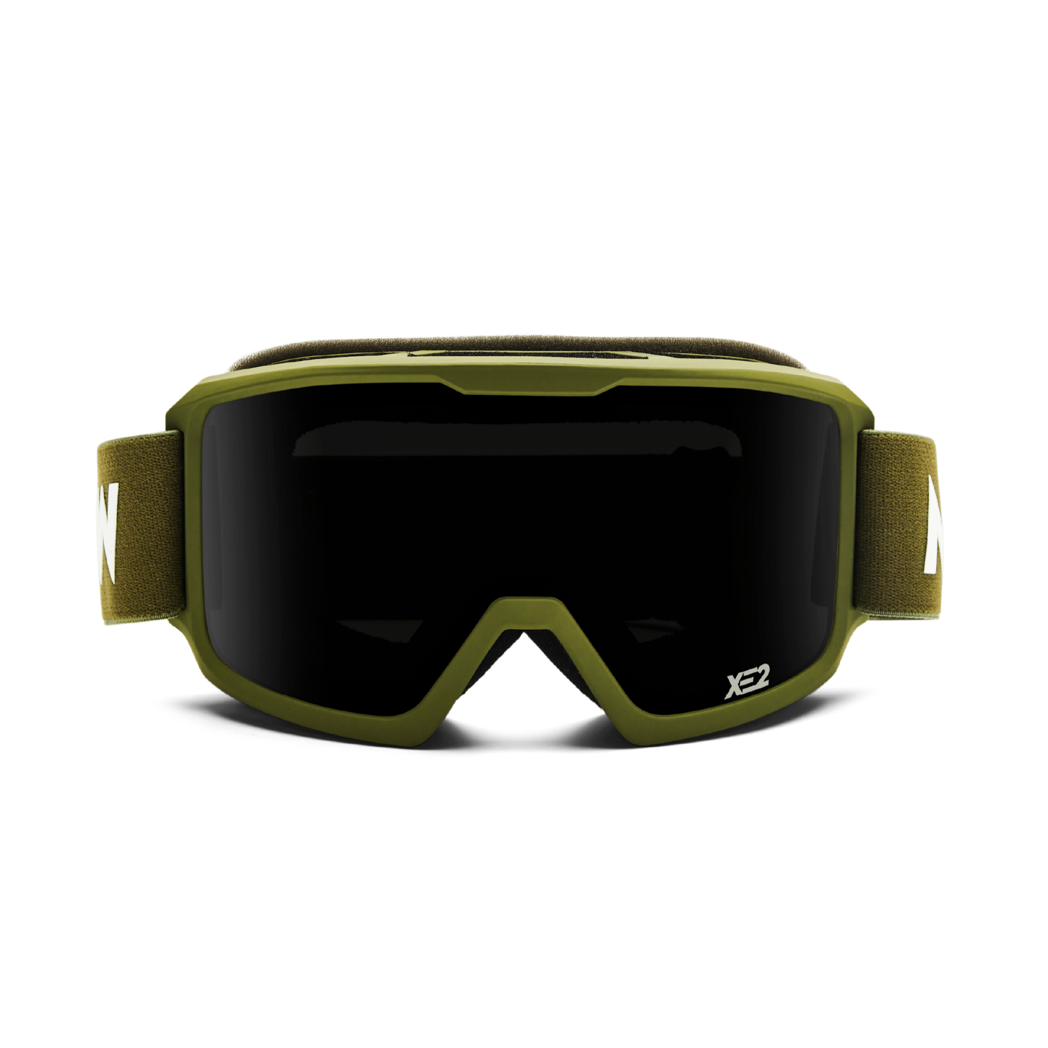 Messy Weekend Ski Goggles, FERDI XE2, UV400, Army Green Dark Grey - PUNCH Watch & Eyewear - MESSY WEEKEND