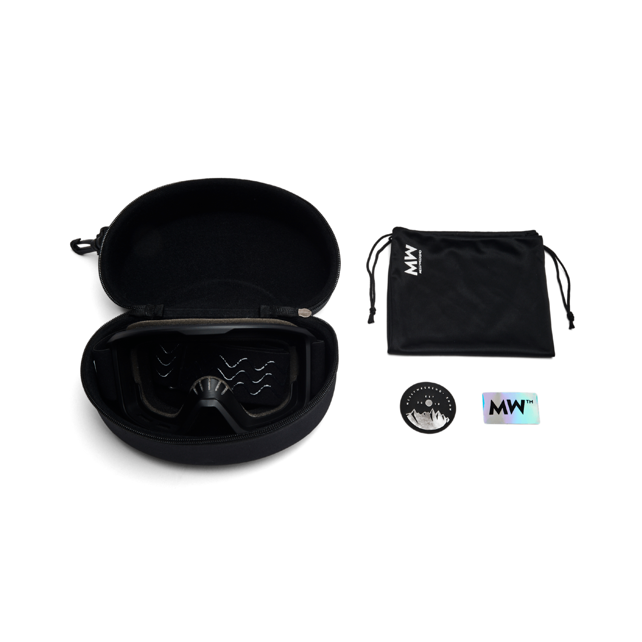 Messy Weekend Ski Goggles, FERDI XE2, UV400, Army Green Dark Grey - PUNCH Watch & Eyewear - MESSY WEEKEND