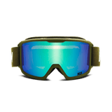 Messy Weekend Ferdi XE2 Ski Goggles - Green Mirrored / Army Green