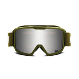 Messy Weekend Ferdi XE2 Ski Goggles - Silver Mirrored / Army Green