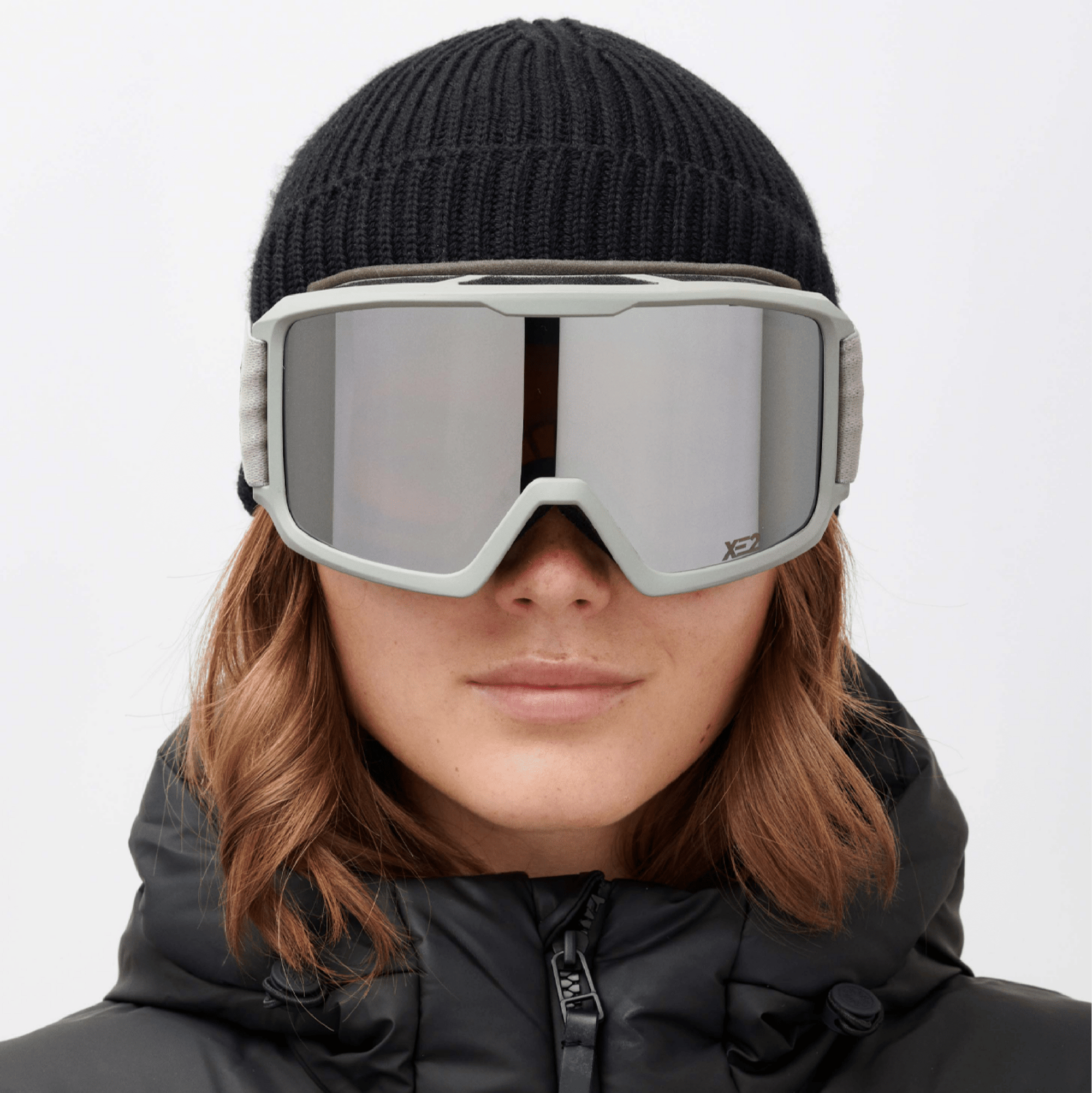 Messy Weekend Ski Goggles, FERDI XE2, UV400, Light Gray Silver Mirrored - PUNCH Watch & Eyewear - MESSY WEEKEND