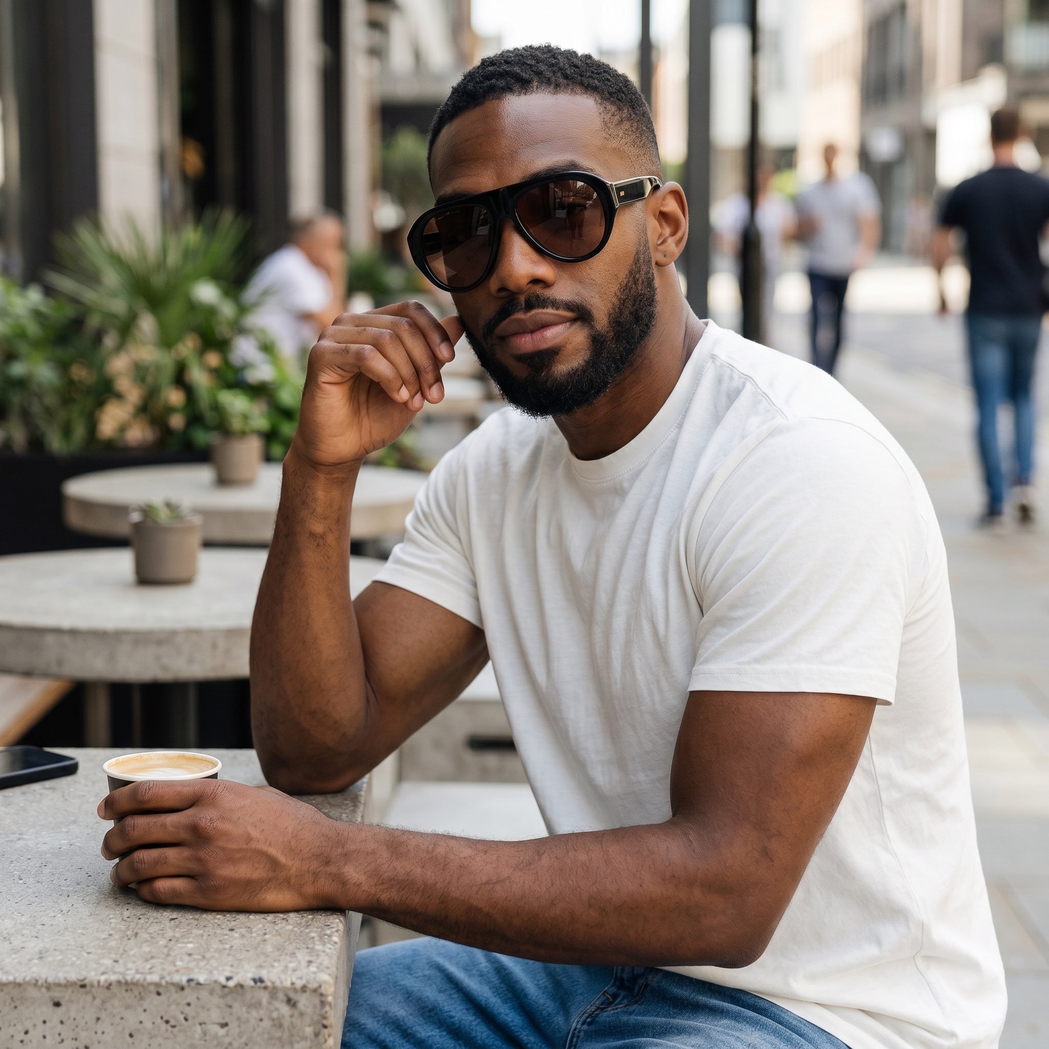 MICK Black Brown Oversized Aviator Sunglasses by Messy Weekend - PUNCH Watch & Eyewear - MESSY WEEKEND
