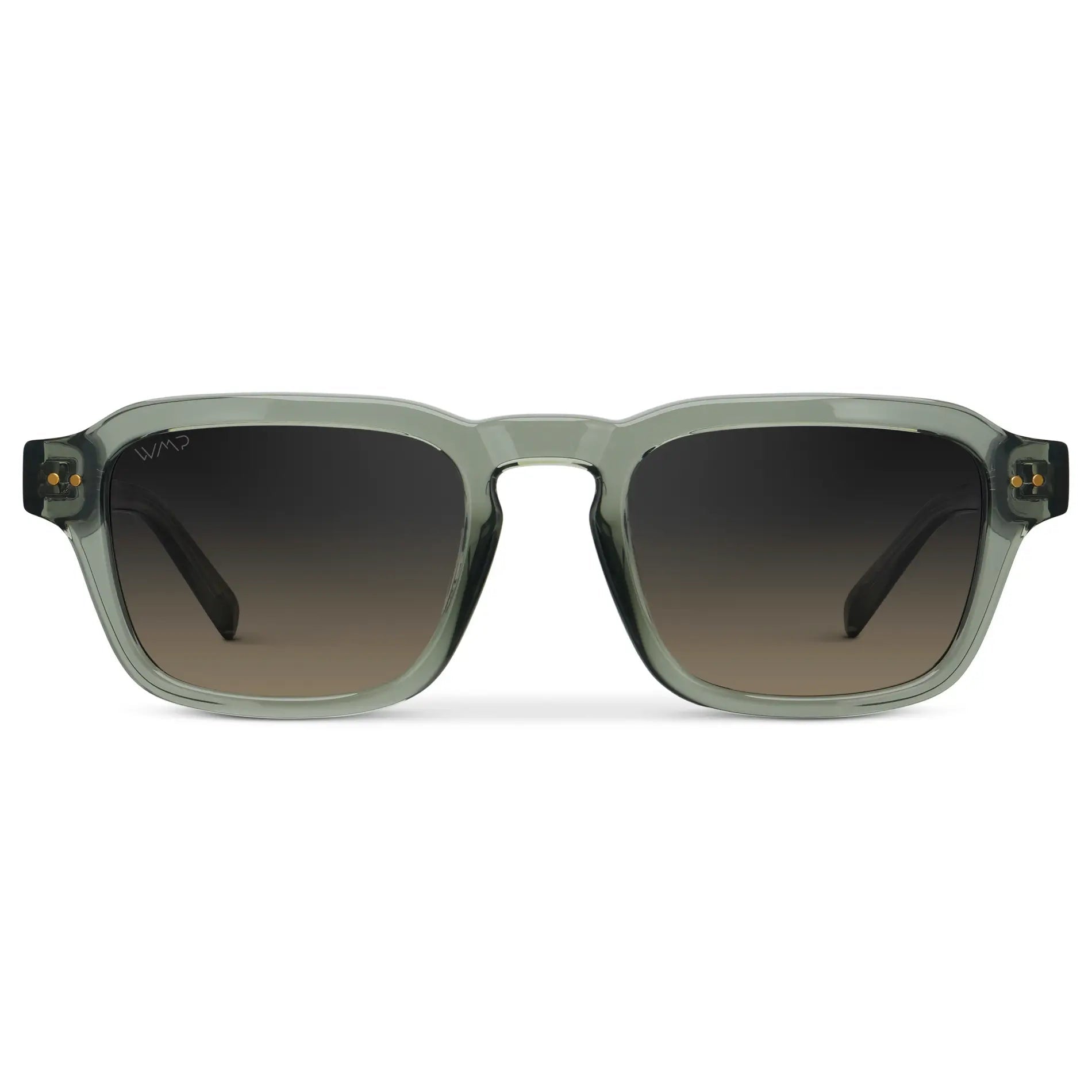 MORRIS Rectangular Polarised Sunglasses for Men Sage Green l WMP Eyewear - PUNCH Watch & Eyewear - WMP Eyewear