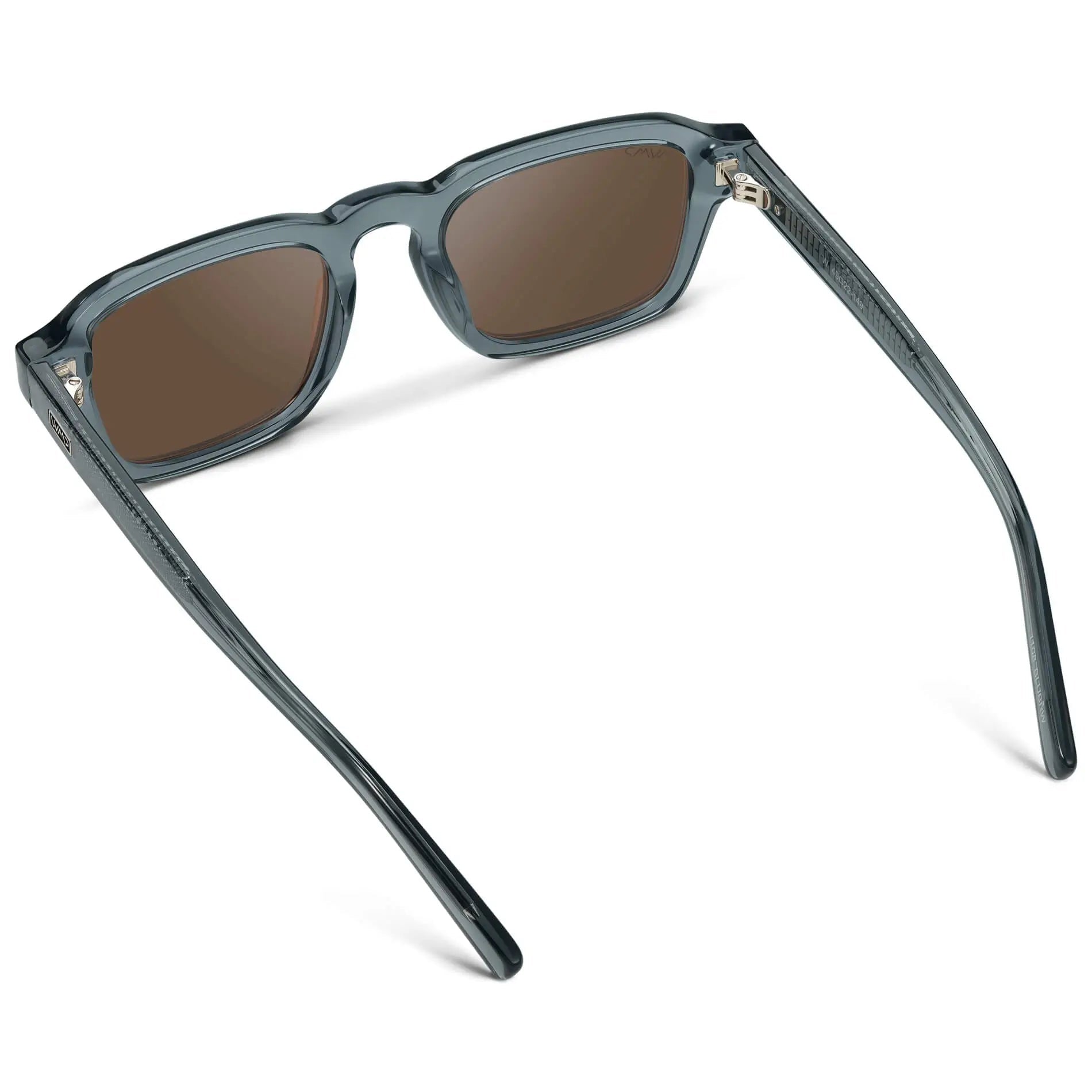 MORRIS Rectangular Polarised Sunglasses for Men Stone Blue l WMP Eyewear - PUNCH Watch & Eyewear - WMP Eyewear