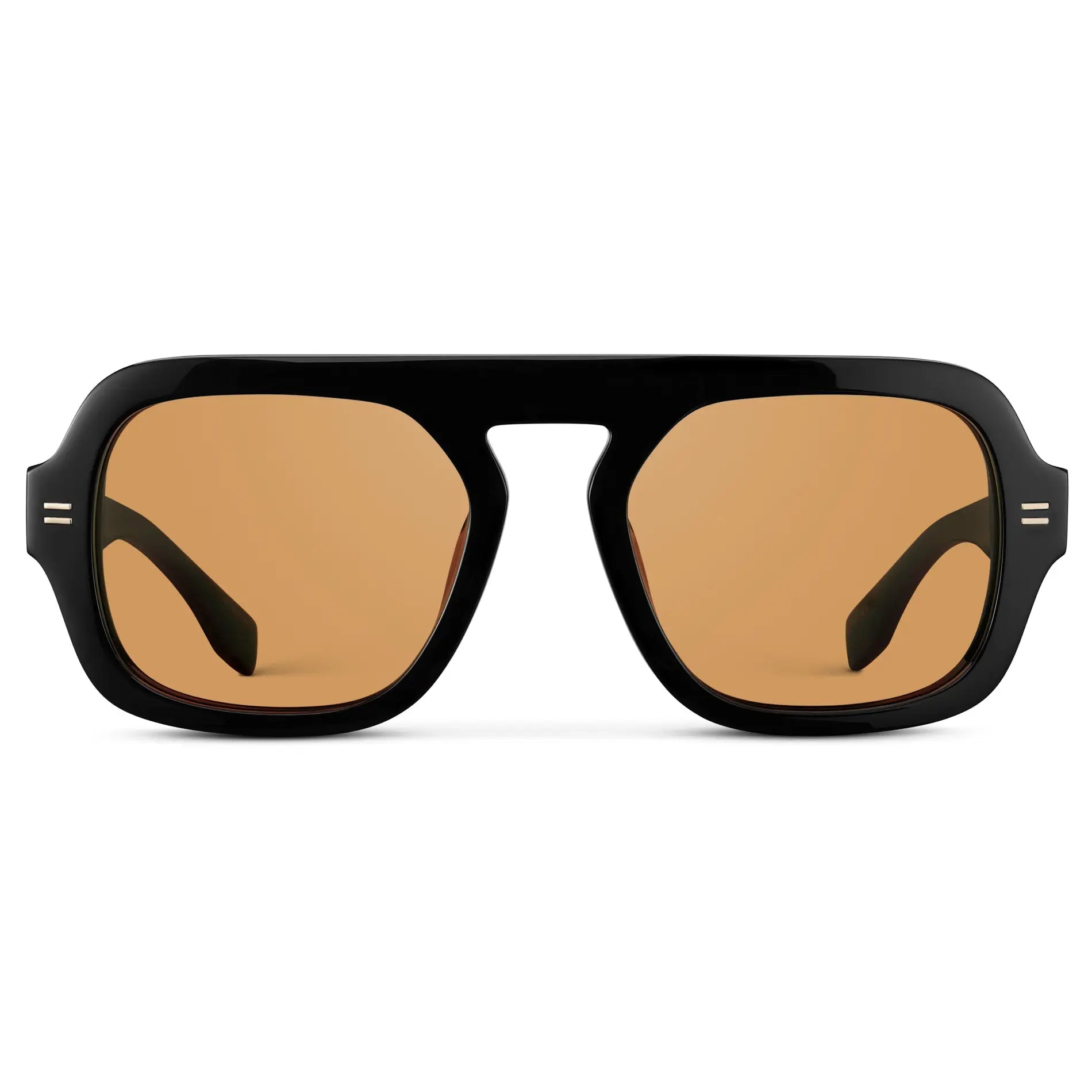 NAOMI Chunky Oversized Women's Aviator Sunglasses in Black WMP Eyewear - PUNCH Watch & Eyewear - WMP Eyewear