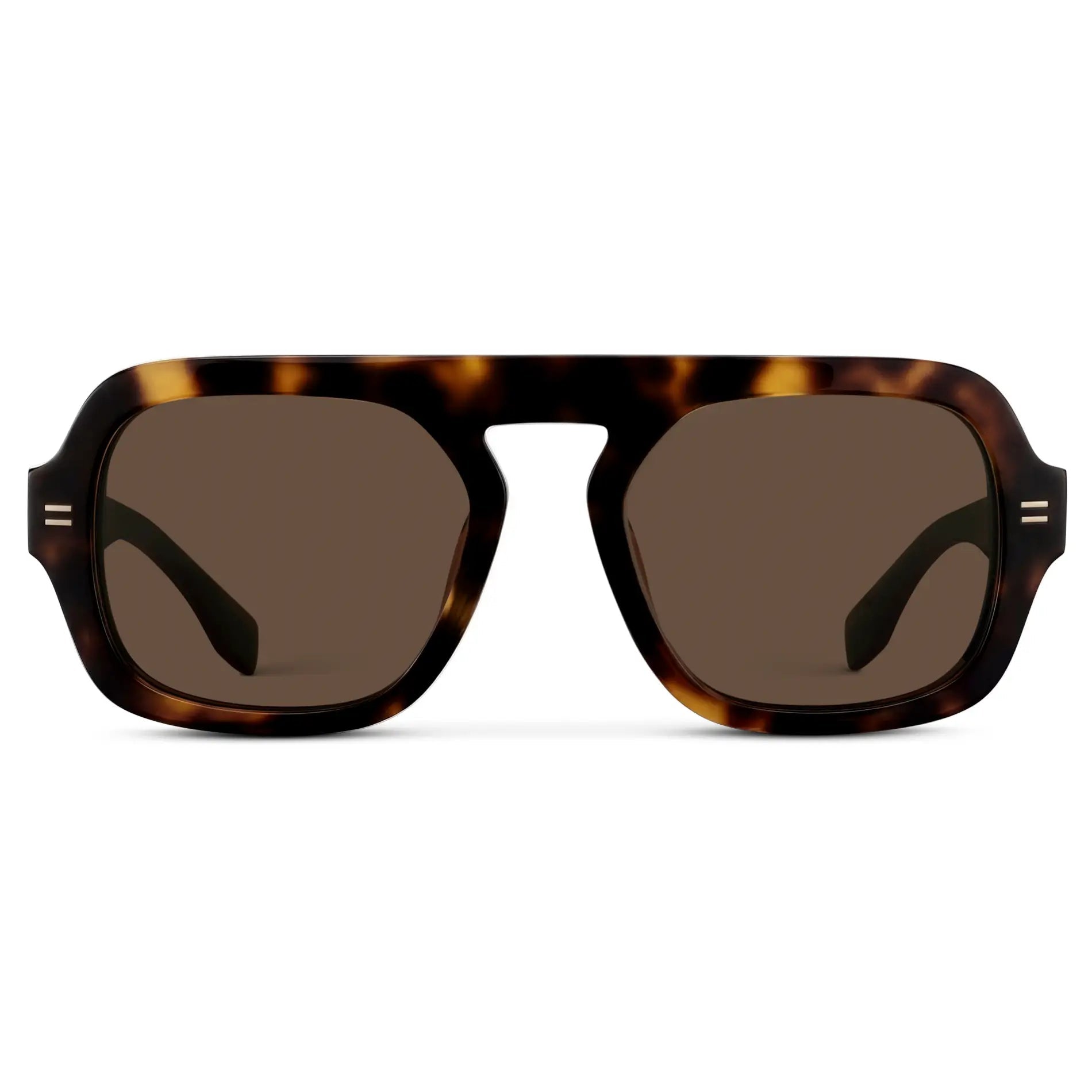 NAOMI Chunky Oversized Women's Aviator Sunglasses in Tortoise by WMP Eyewear - PUNCH Watch & Eyewear - WMP Eyewear