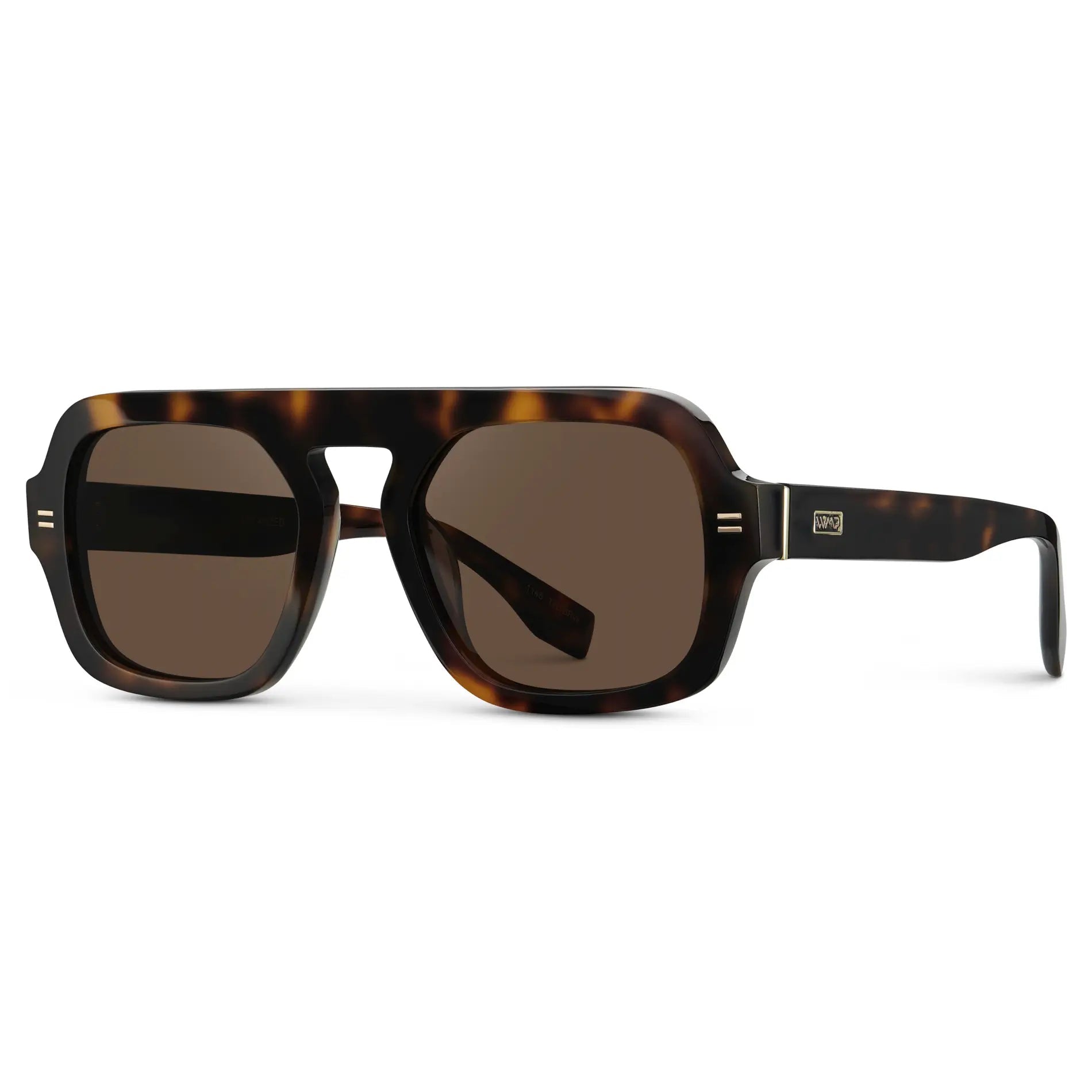 NAOMI Chunky Oversized Women's Aviator Sunglasses in Tortoise by WMP Eyewear - PUNCH Watch & Eyewear - WMP Eyewear