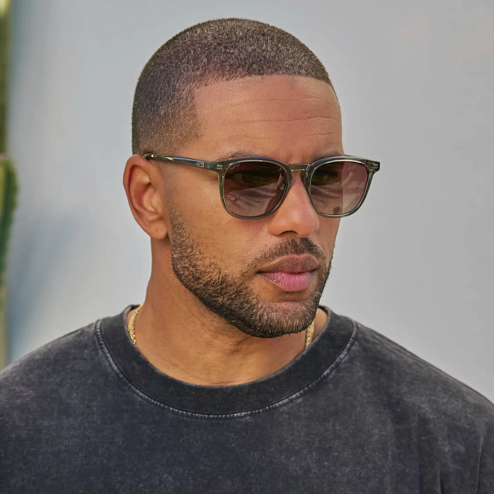 NICK Polarised Men's l Women's Sunglasses in Sage Green l WMP Eyewear - PUNCH Watch & Eyewear - WMP Eyewear