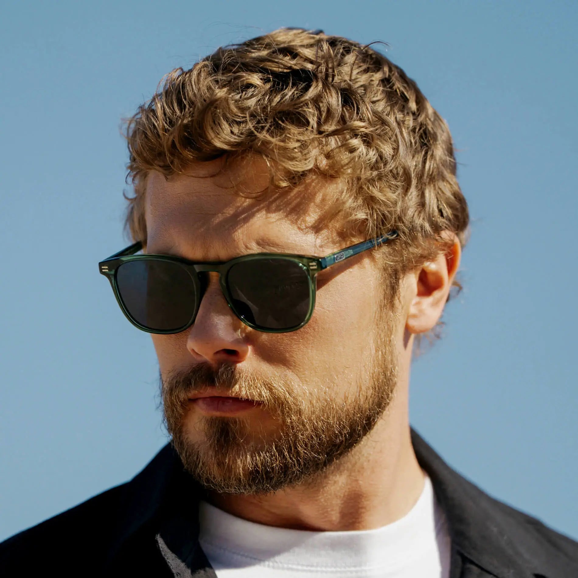 NICK Polarized Men's l Women's Sunglasses in Emerald Green by WMP Eyewear - PUNCH Watch & Eyewear - WMP Eyewear