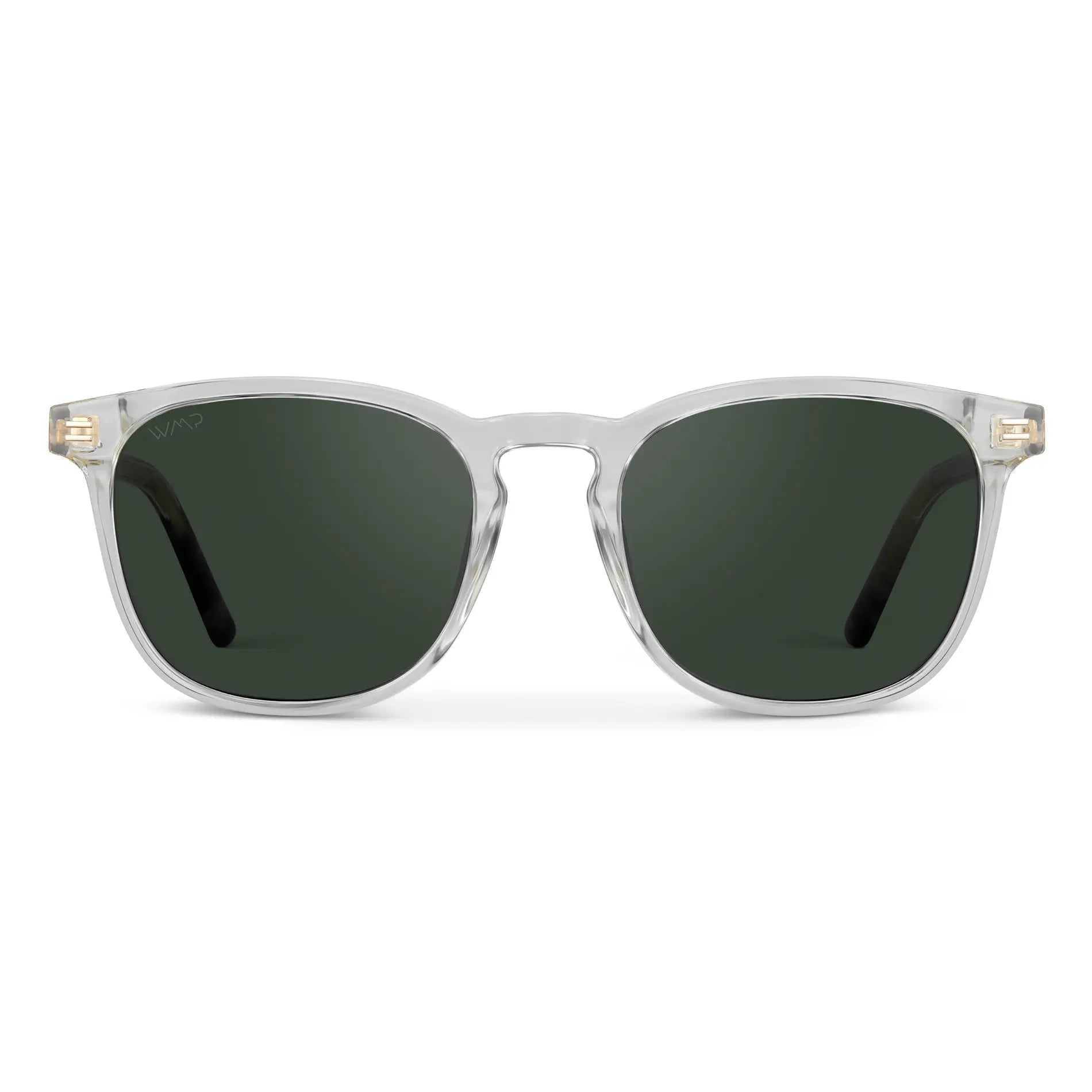 NICK Polarized Men's l Women's Sunglasses in Glossy Clear by WMP Eyewear - PUNCH Watch & Eyewear - WMP Eyewear