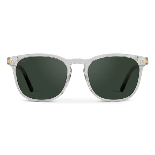 NICK Polarized Men's l Women's Sunglasses in Glossy Clear by WMP Eyewear - PUNCH Watch & Eyewear - WMP Eyewear
