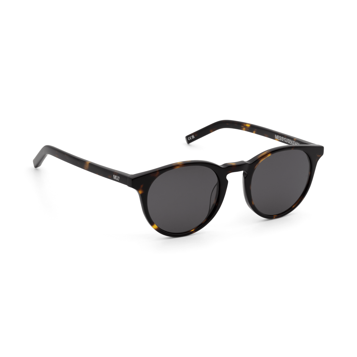 OLO Dark Havana Tortoise Round Acetate Sunglasses fmr Depp by Messy Weekend - PUNCH Watch & Eyewear - MESSY WEEKEND