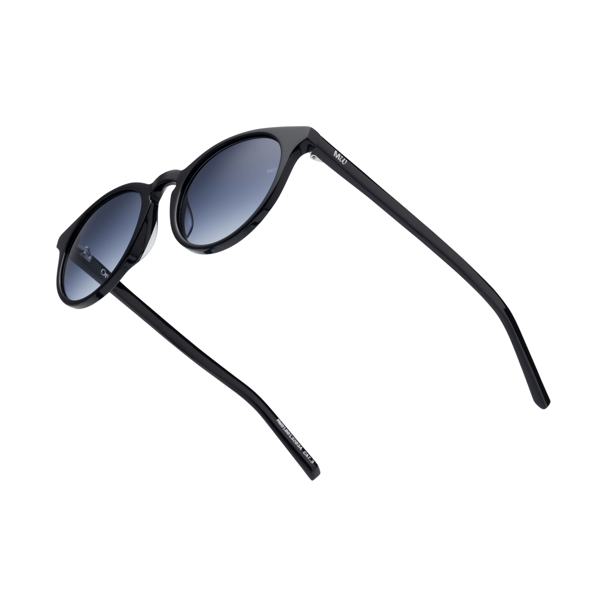 OMI Black Round Acetate Sunglasses fmr New Depp by Messy Weekend - PUNCH Watch & Eyewear - MESSY WEEKEND